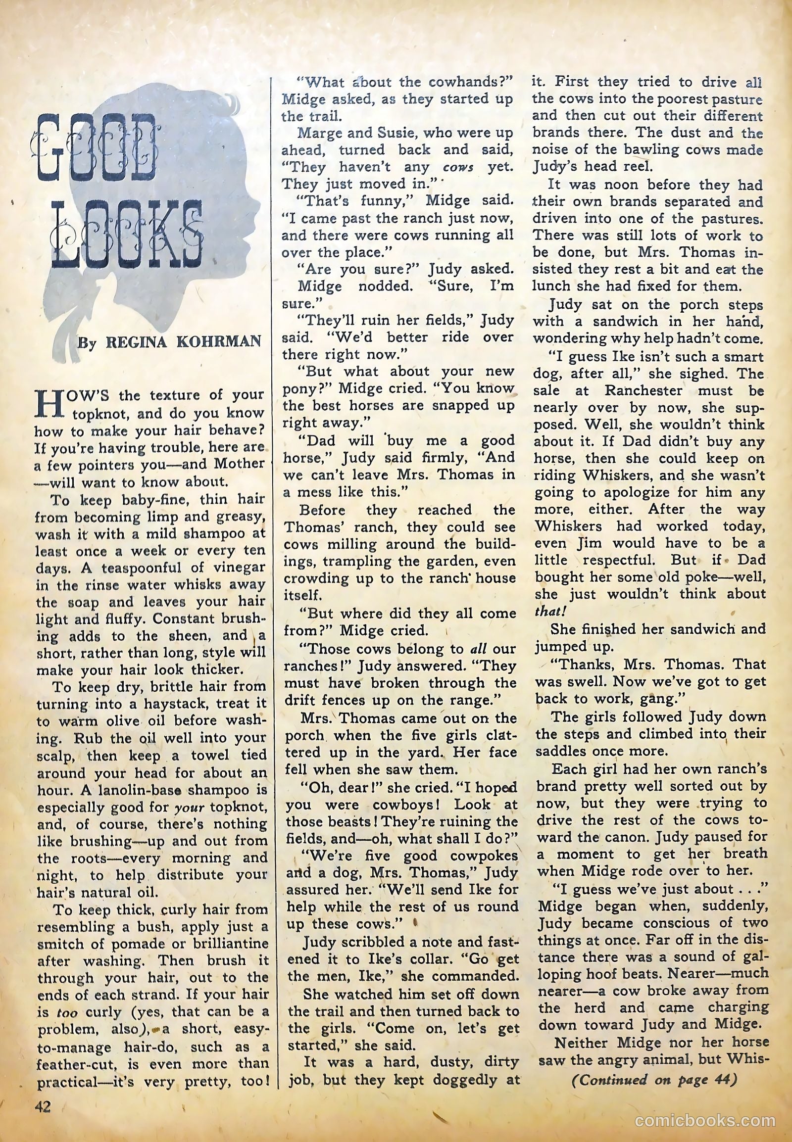 Polly Pigtails #15 (1947) — page 36 of 46