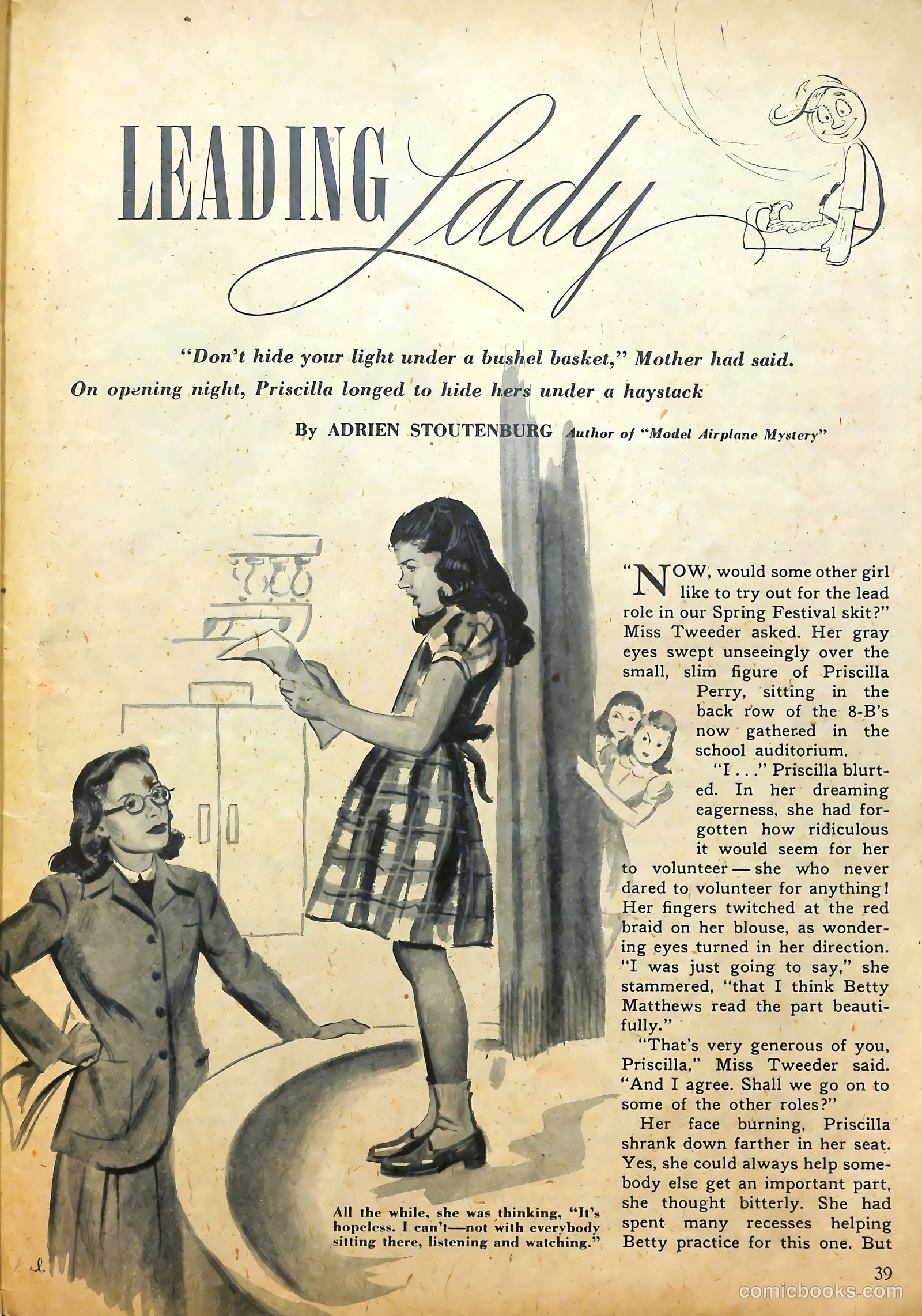 Polly Pigtails #16 (1947) — page 35 of 47