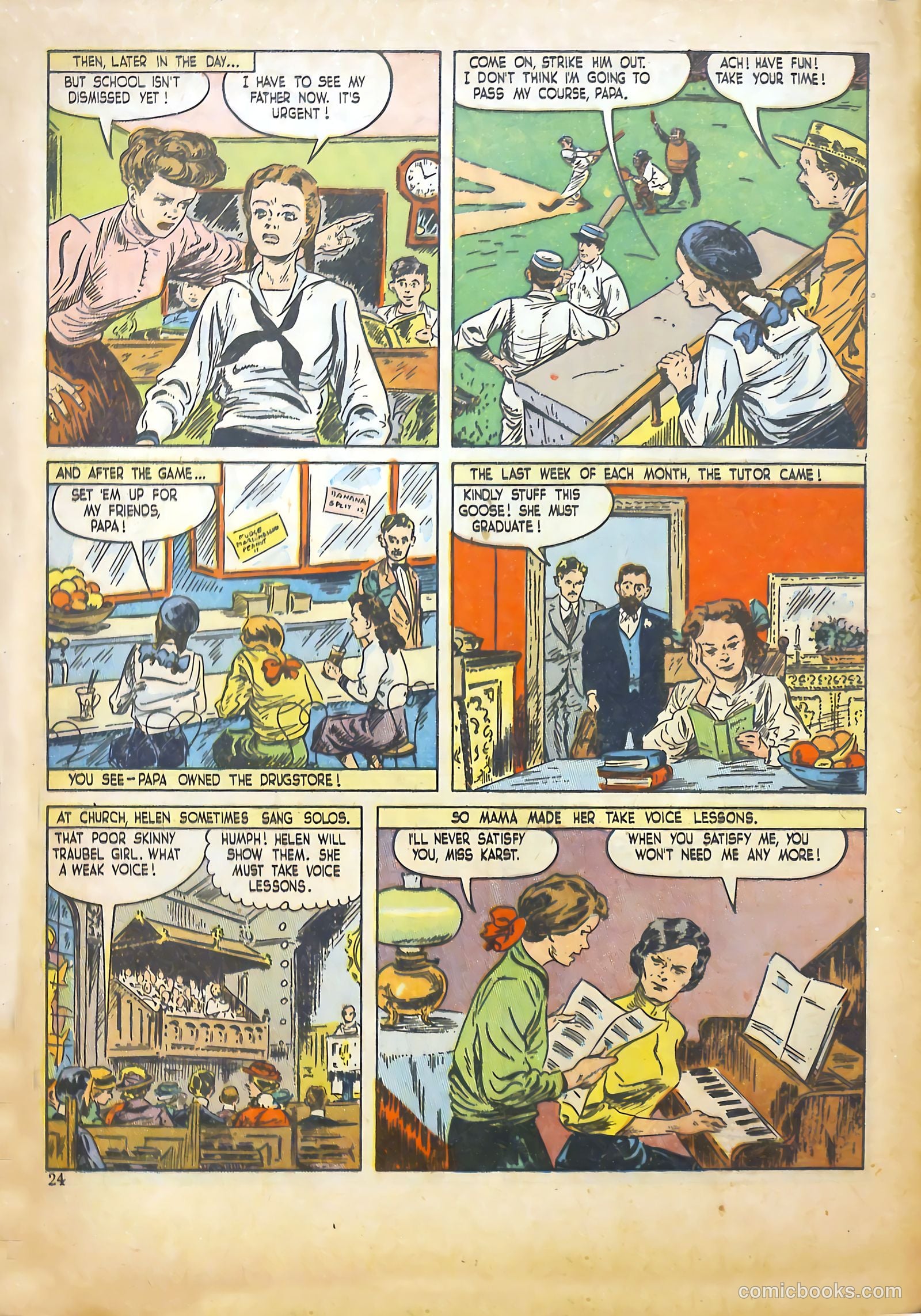 Polly Pigtails #17 (1947) — page 24 of 52