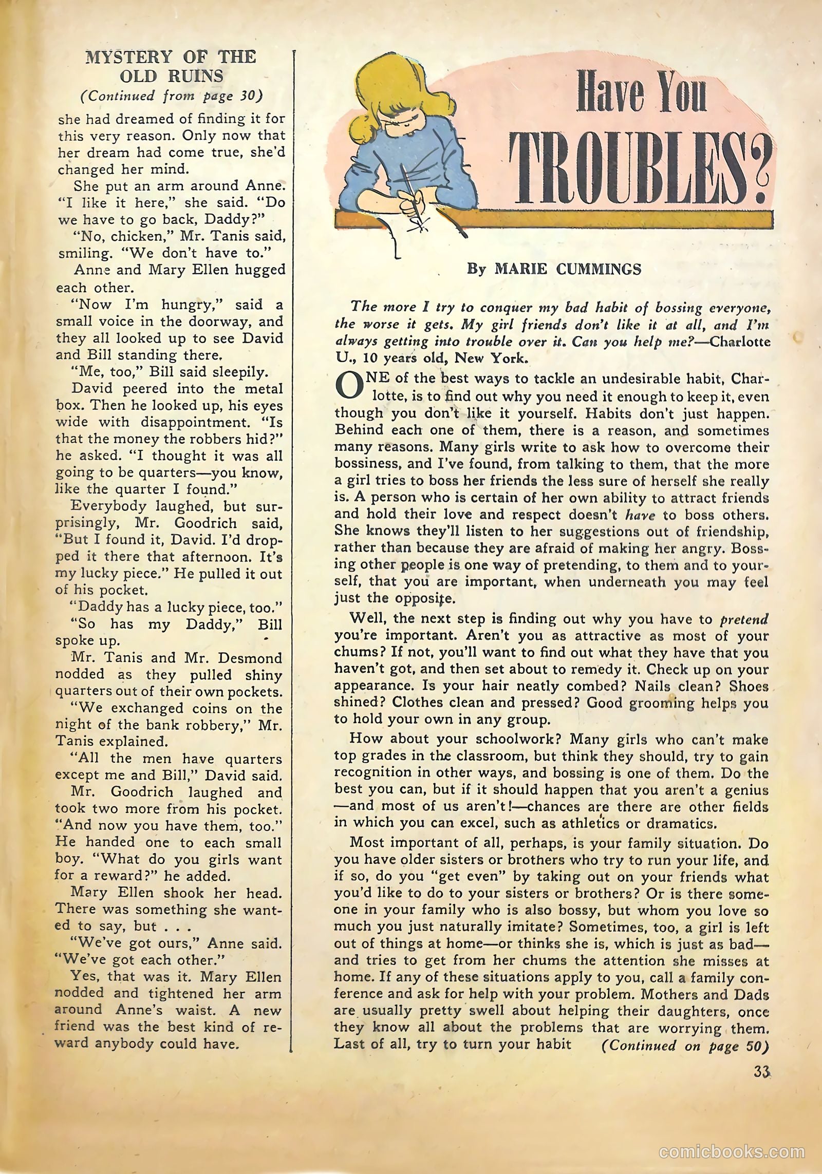 Polly Pigtails #17 (1947) — page 33 of 52