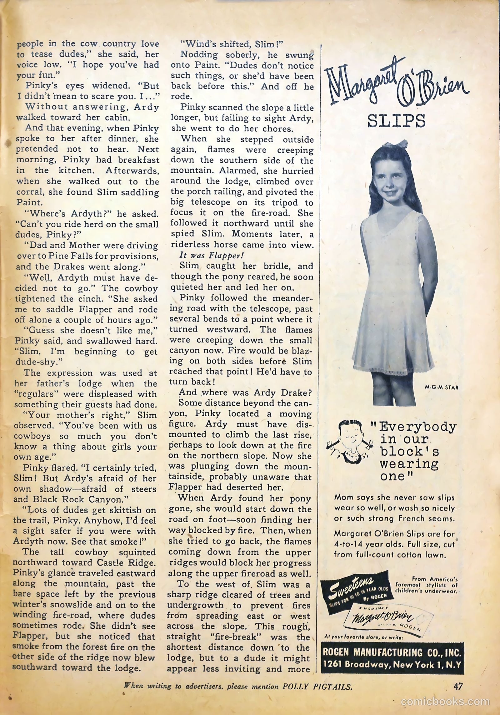 Polly Pigtails #17 (1947) — page 47 of 52