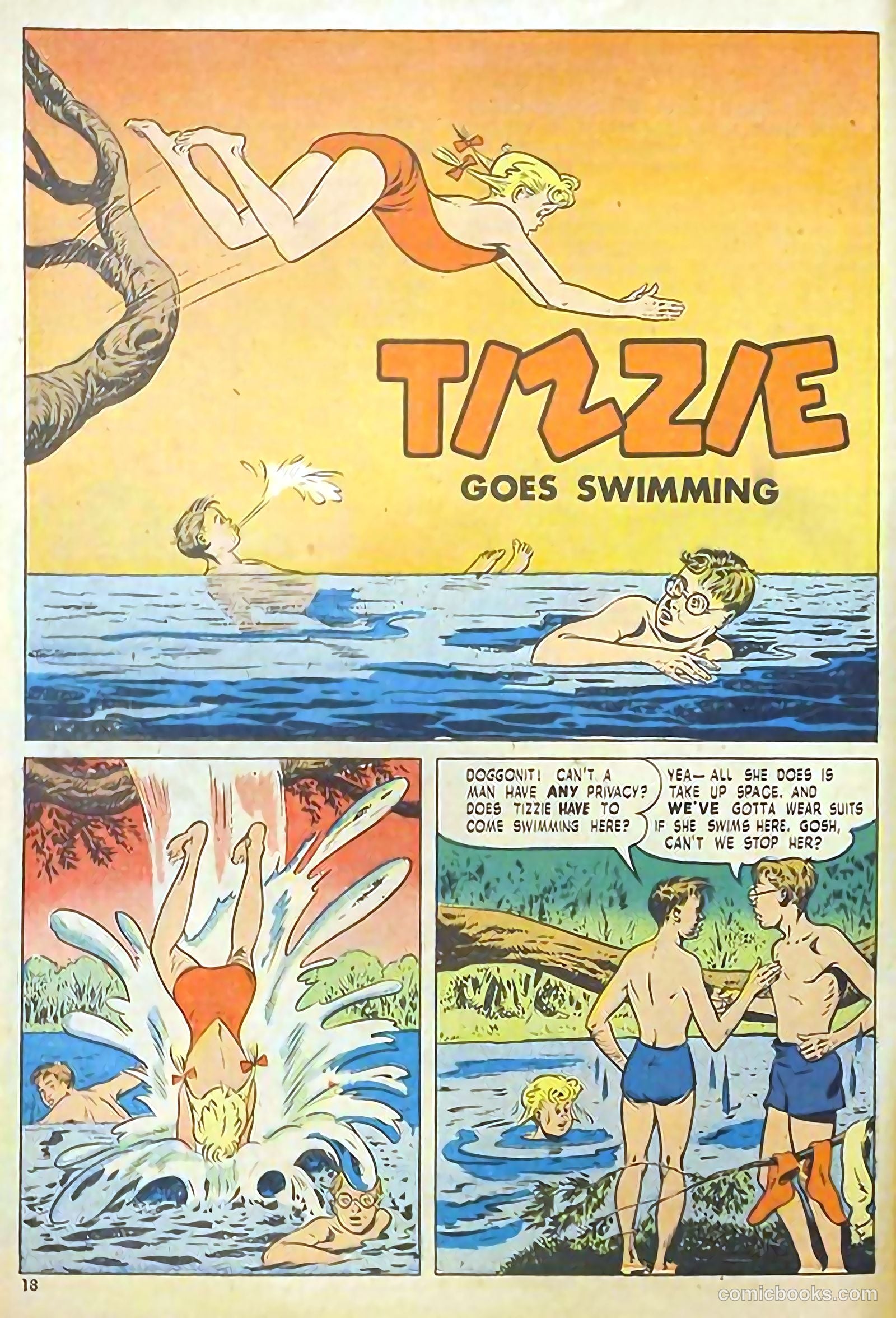 Polly Pigtails #18 (1947) — page 21 of 56