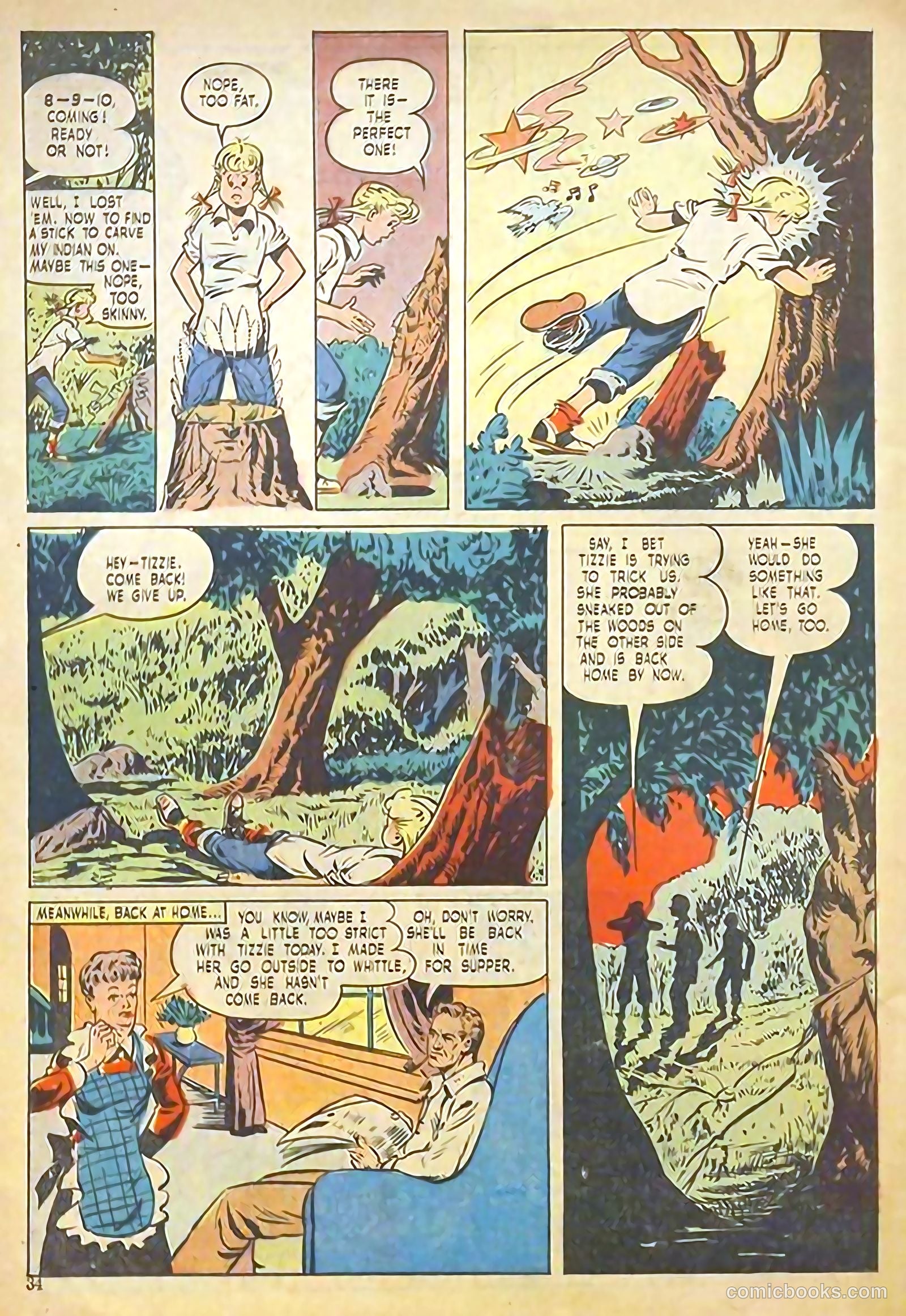 Polly Pigtails #19 (1947) — page 37 of 56