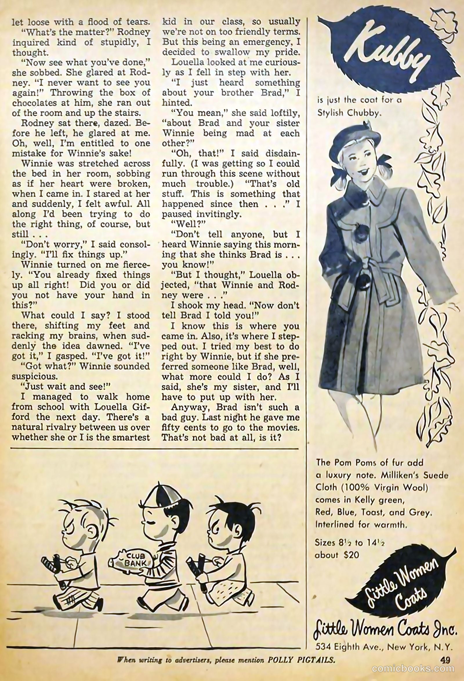 Polly Pigtails #19 (1947) — page 53 of 56