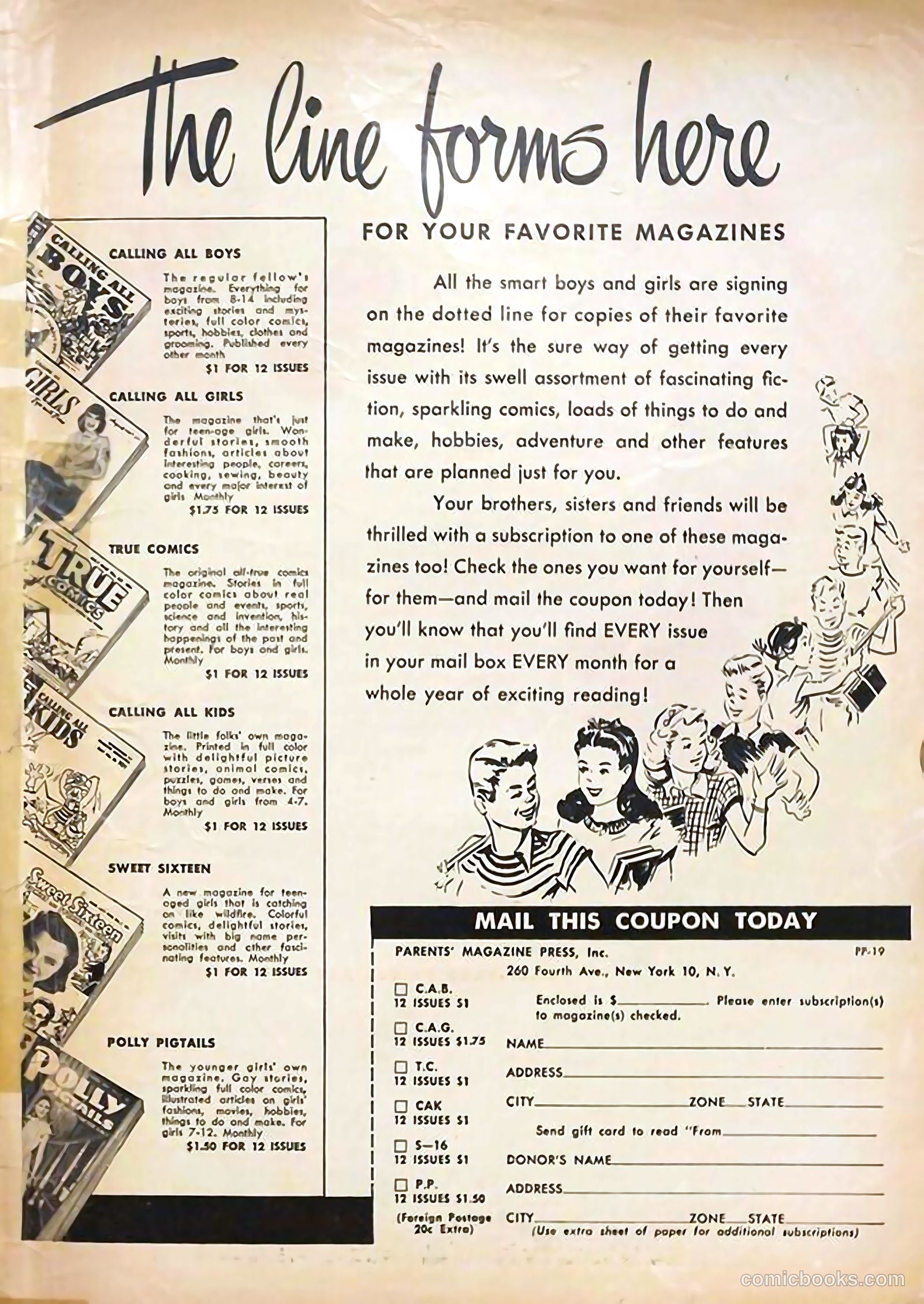 Polly Pigtails #19 (1947) — page 55 of 56
