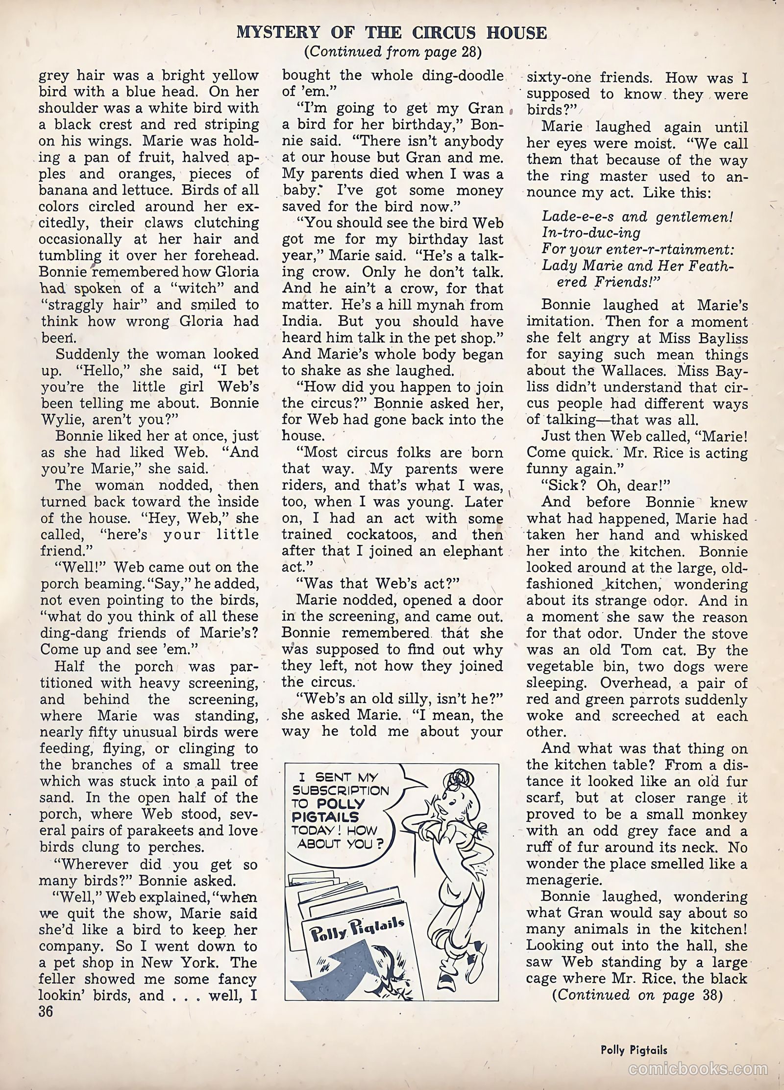 Polly Pigtails #2 (1946) — page 36 of 60