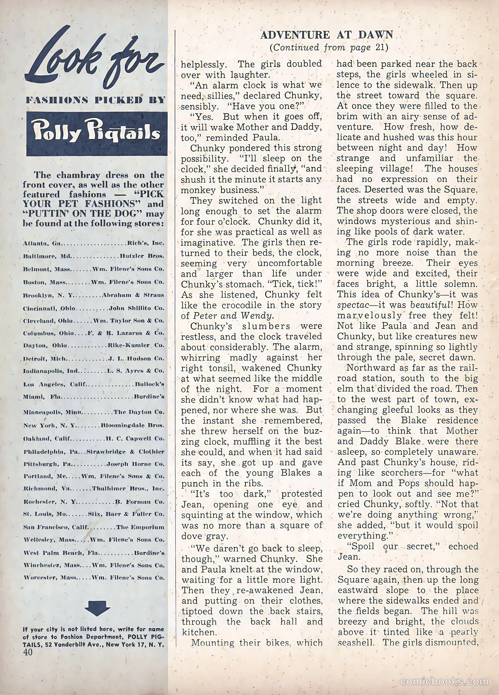 Polly Pigtails #2 (1946) — page 40 of 60