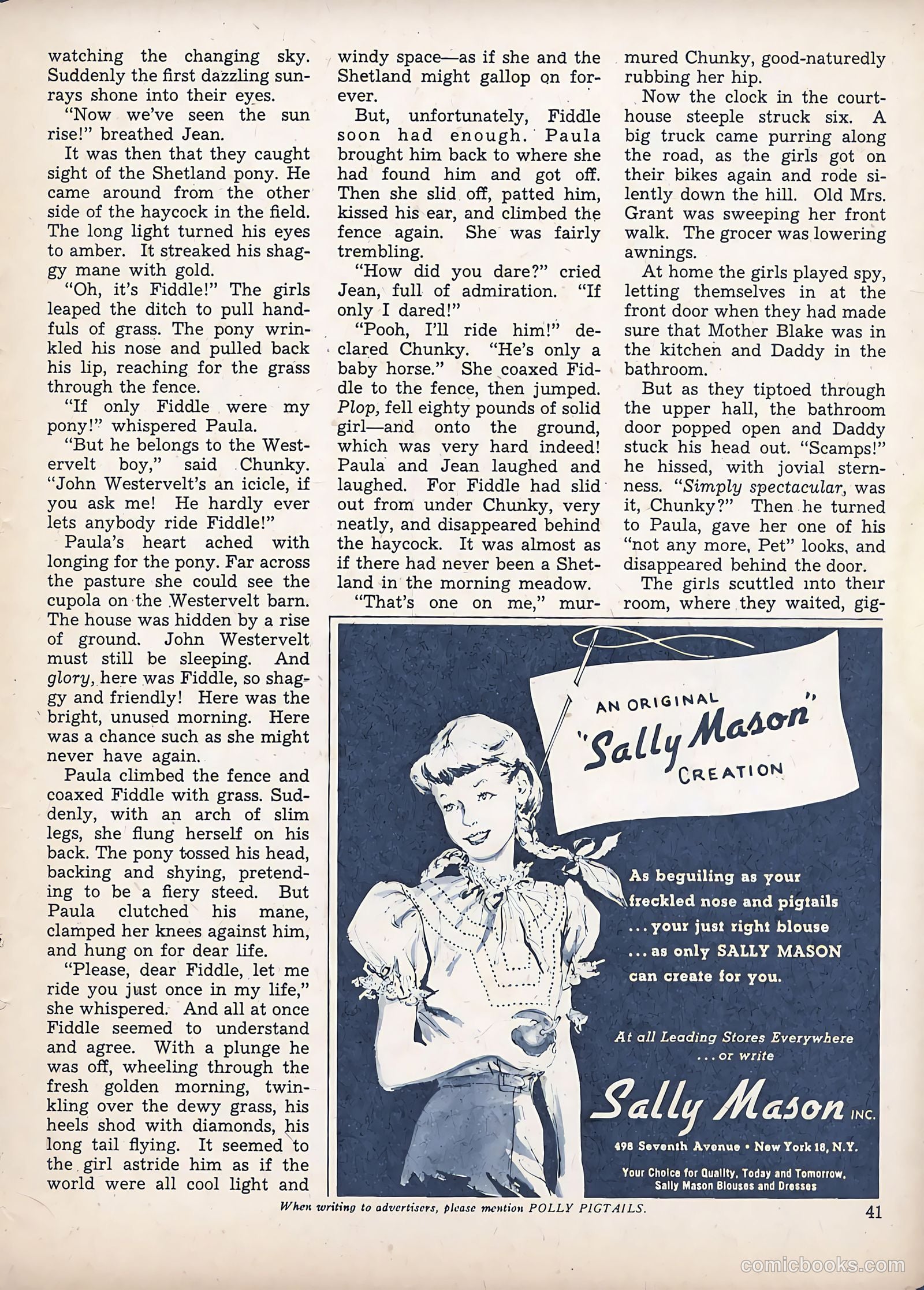 Polly Pigtails #2 (1946) — page 41 of 60