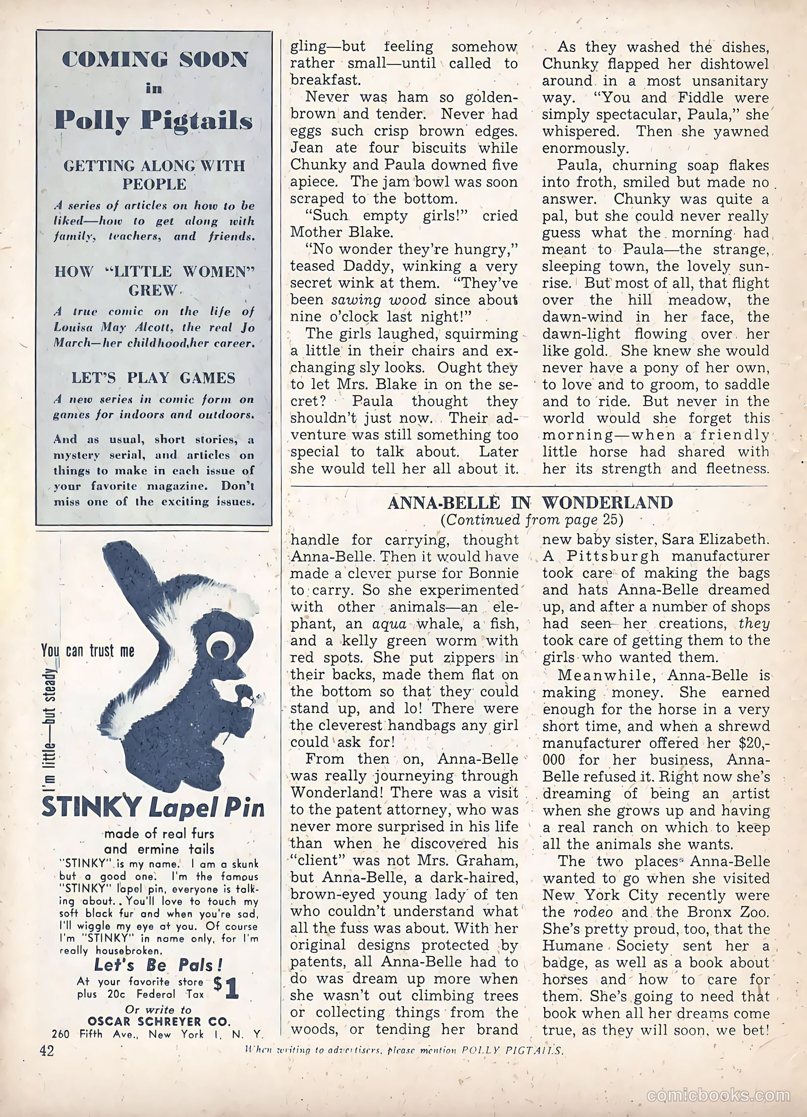 Polly Pigtails #2 (1946) — page 42 of 60