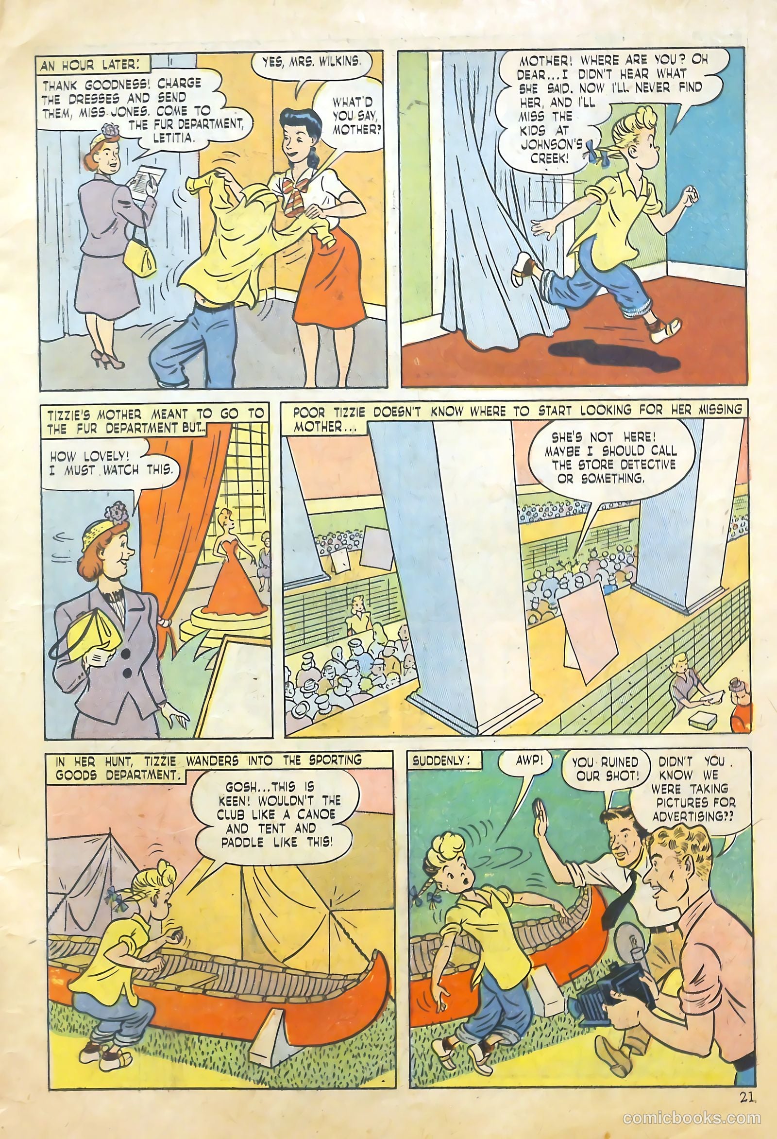Polly Pigtails #20 (1947) — page 16 of 42