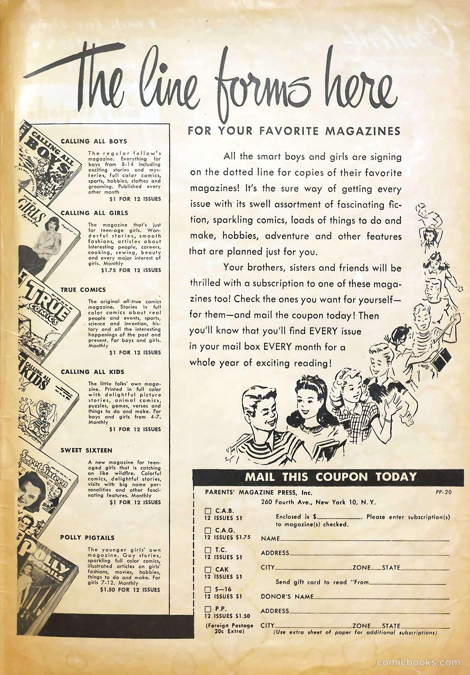 Polly Pigtails #20 (1947) — page 41 of 42