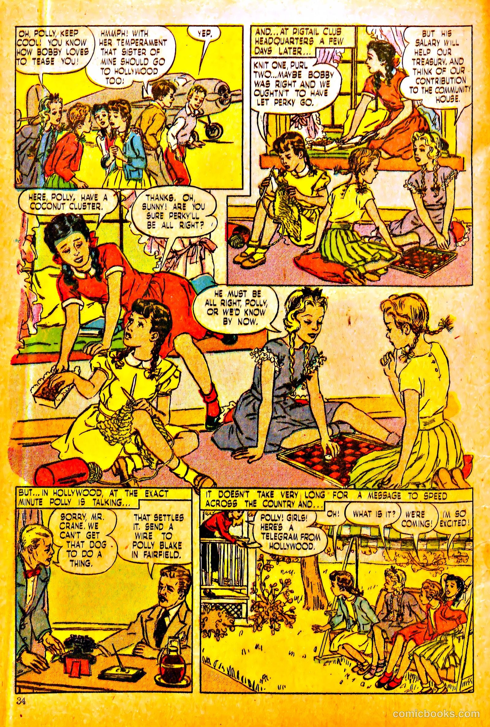 Polly Pigtails #21 (1947) — page 33 of 51