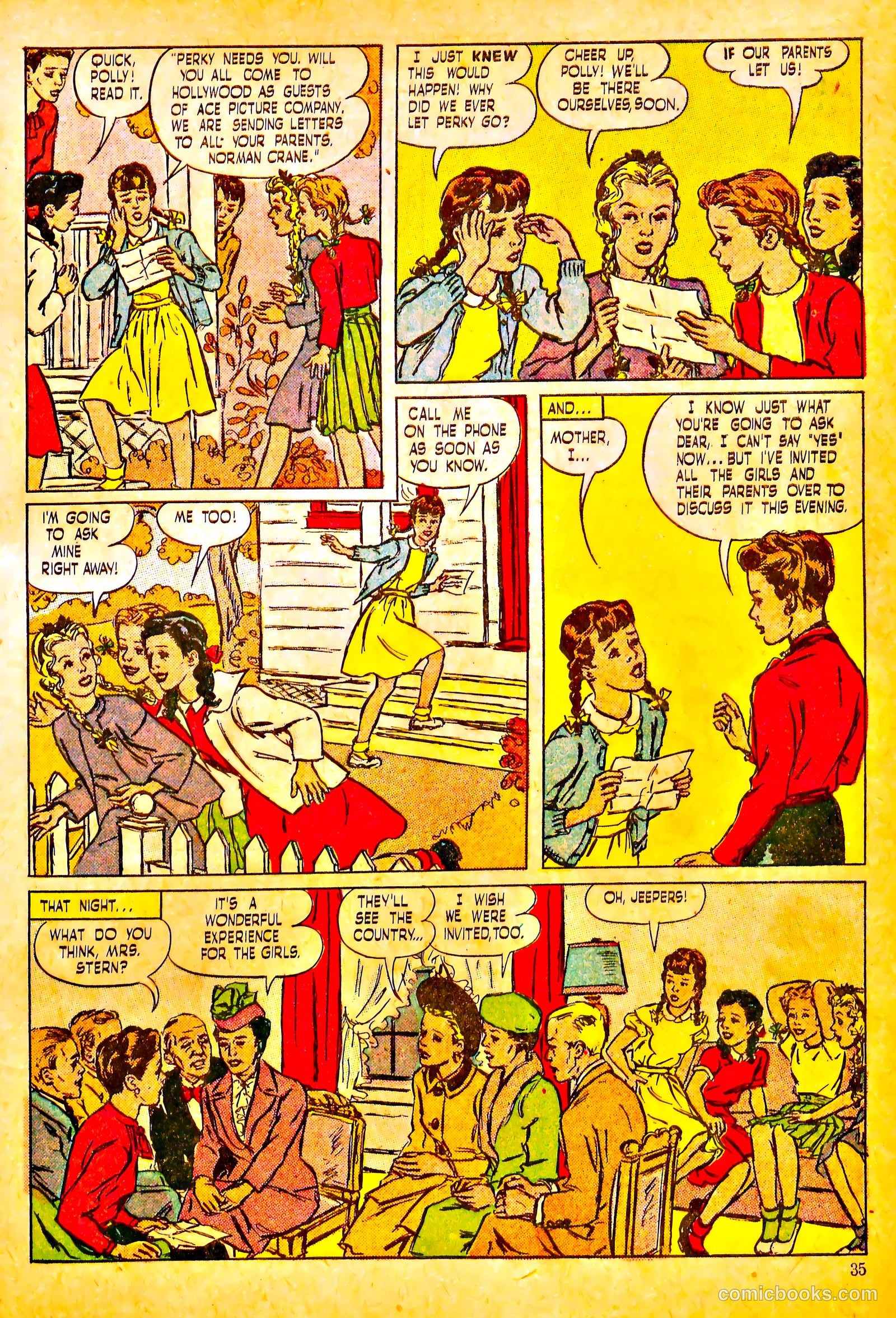 Polly Pigtails #21 (1947) — page 34 of 51