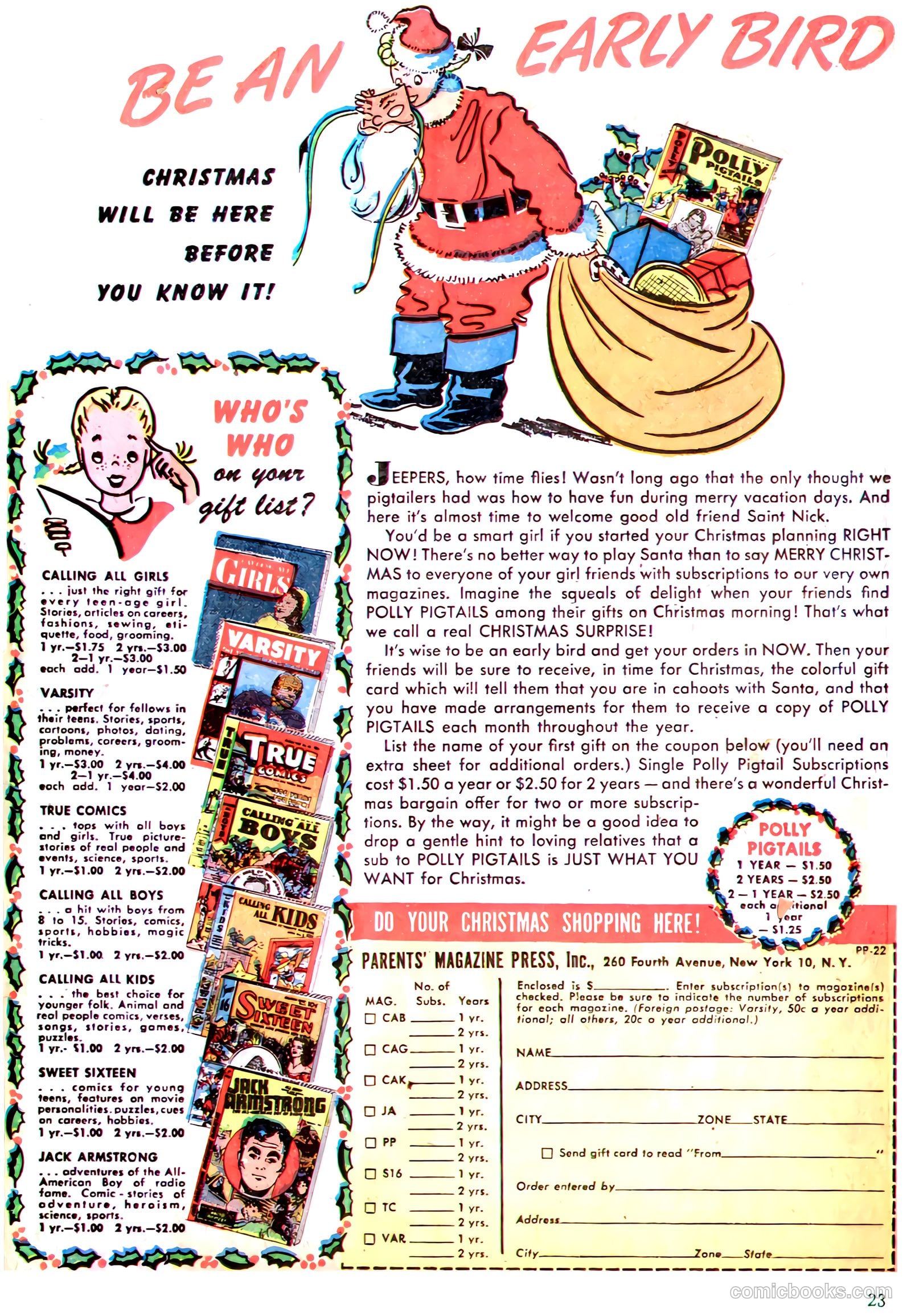 Polly Pigtails #22 (1947) — page 20 of 46