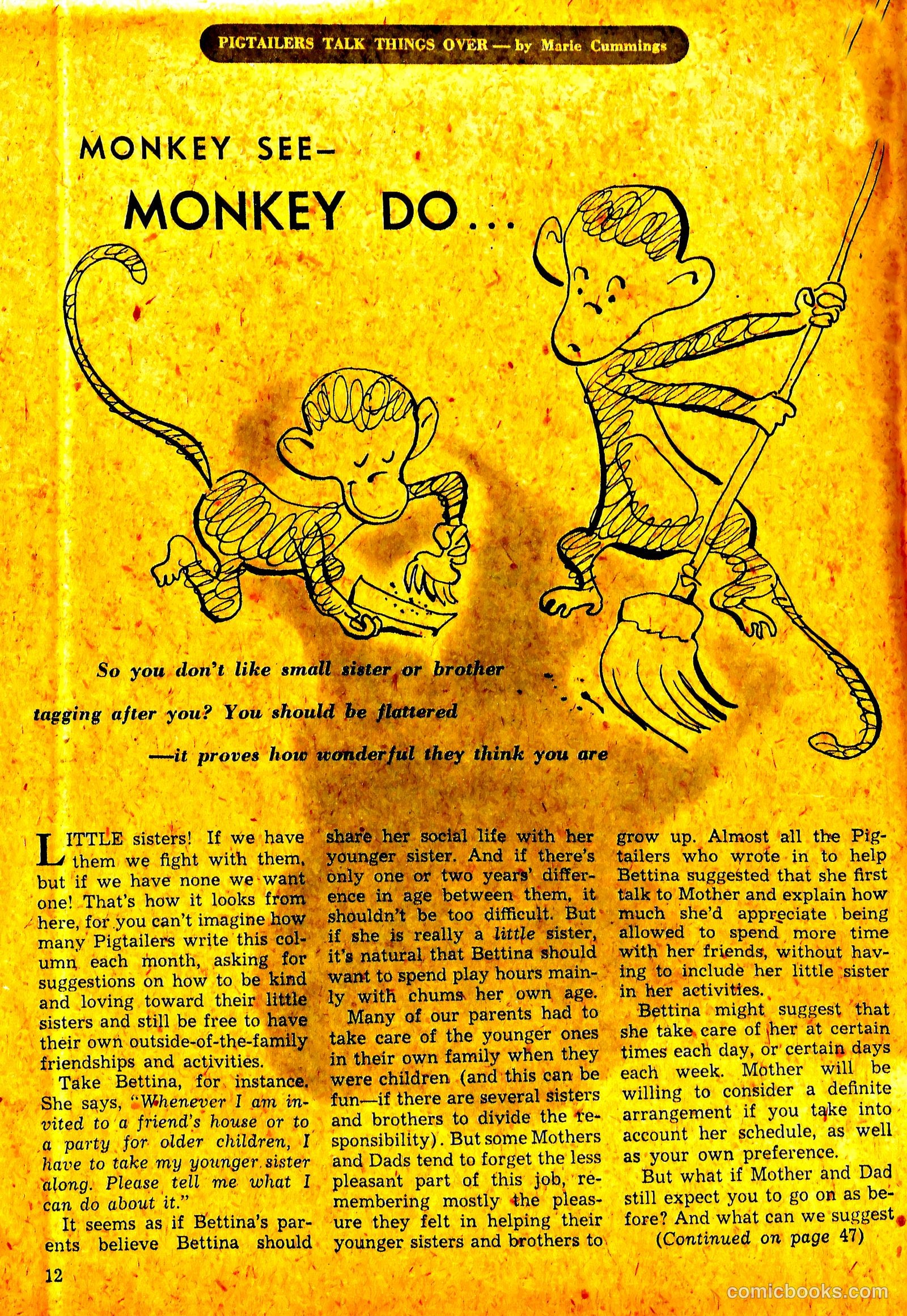 Polly Pigtails #23 (1947) — page 12 of 52
