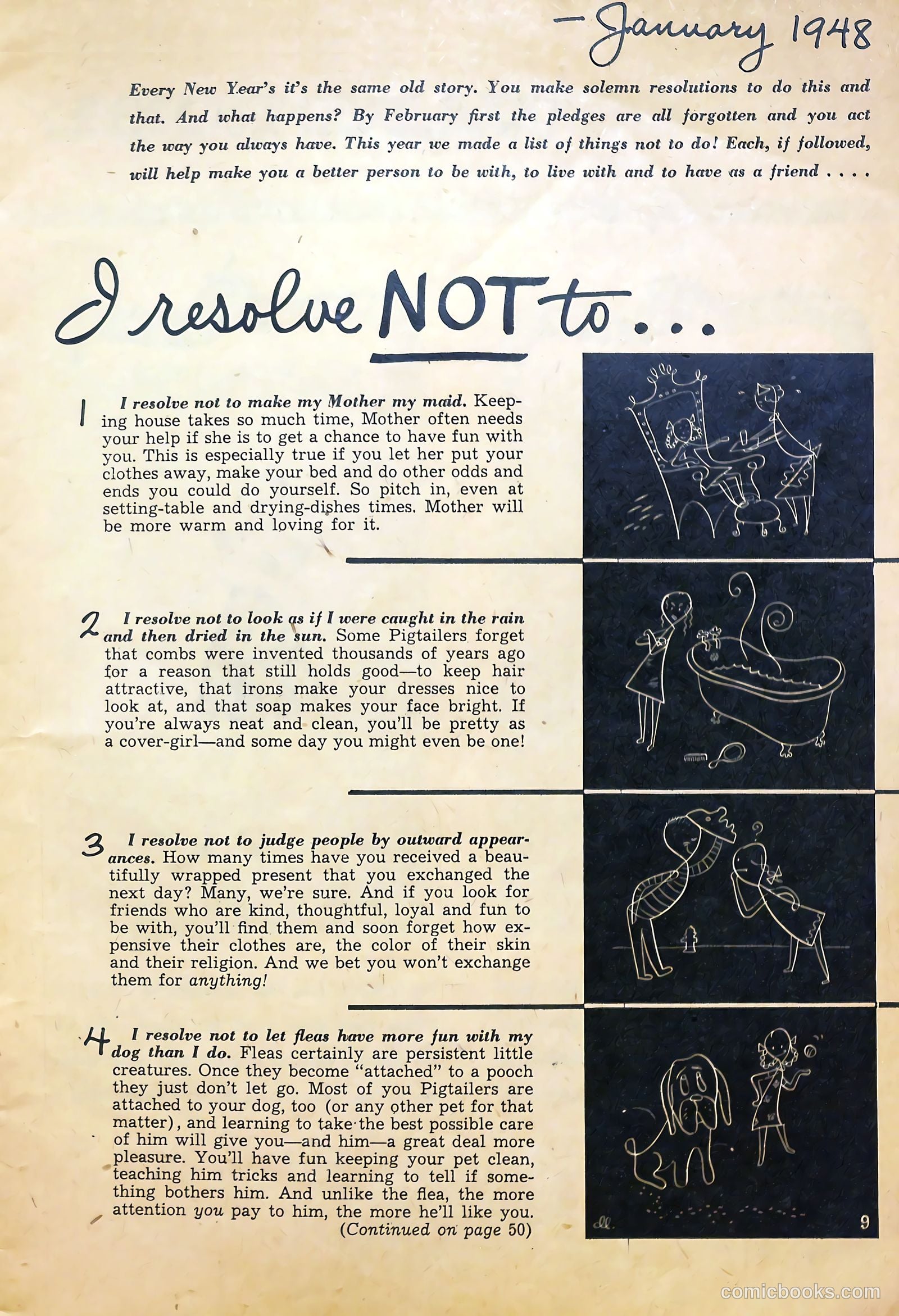 Polly Pigtails #24 (1948) — page 7 of 43