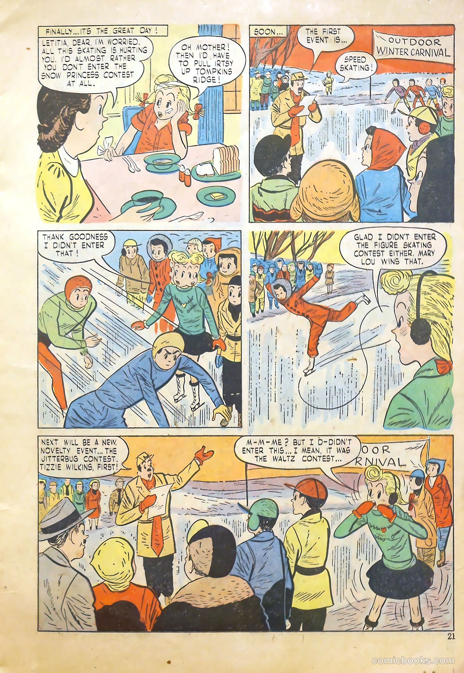 Polly Pigtails #24 (1948) — page 16 of 43