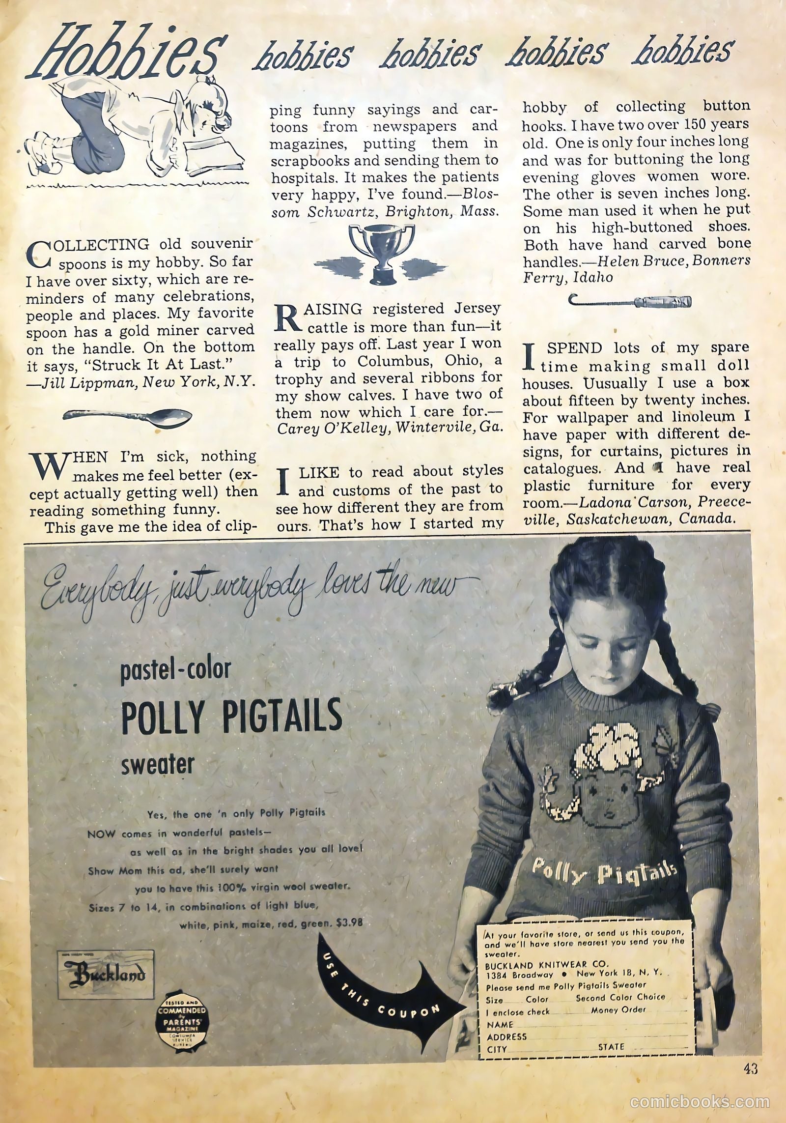 Polly Pigtails #24 (1948) — page 34 of 43