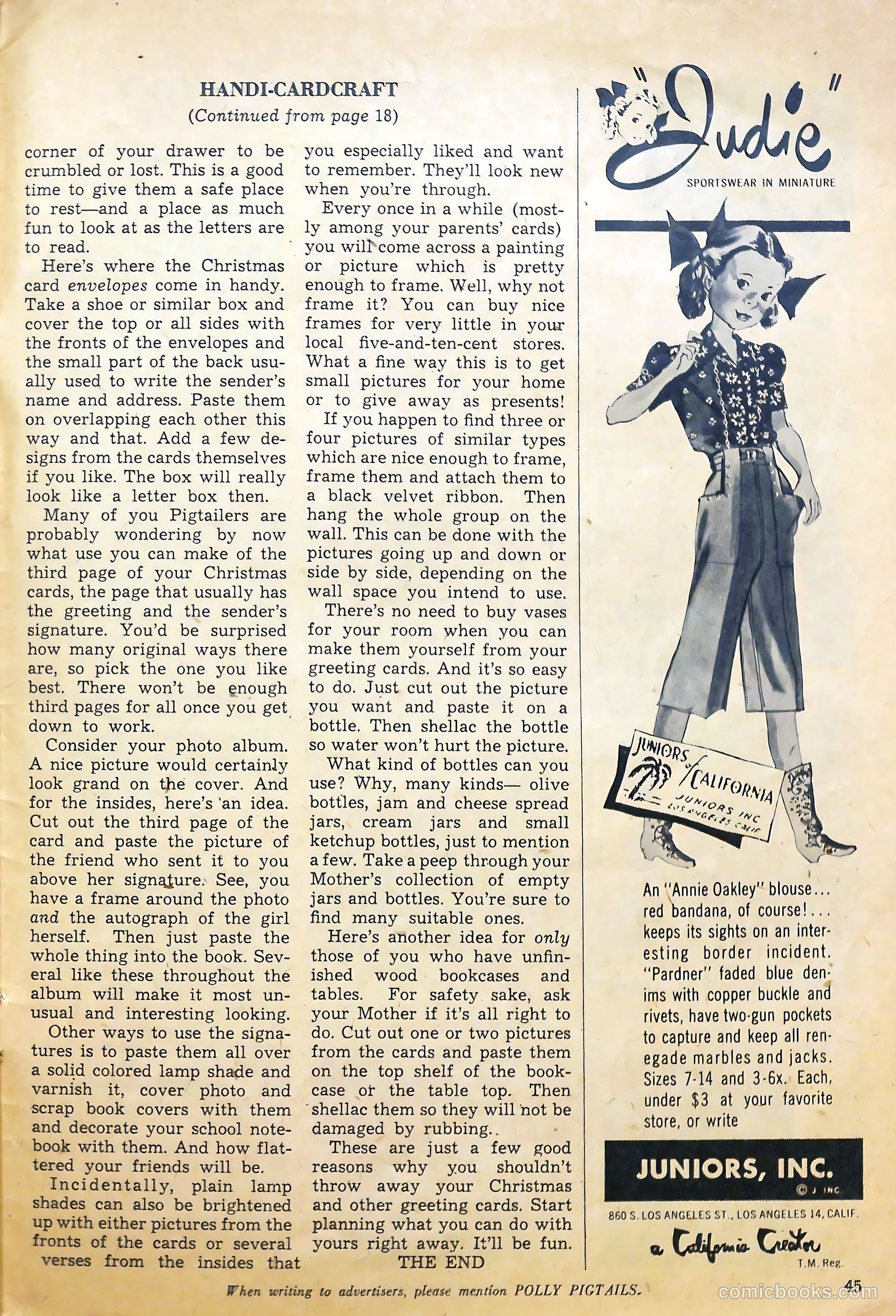 Polly Pigtails #24 (1948) — page 36 of 43