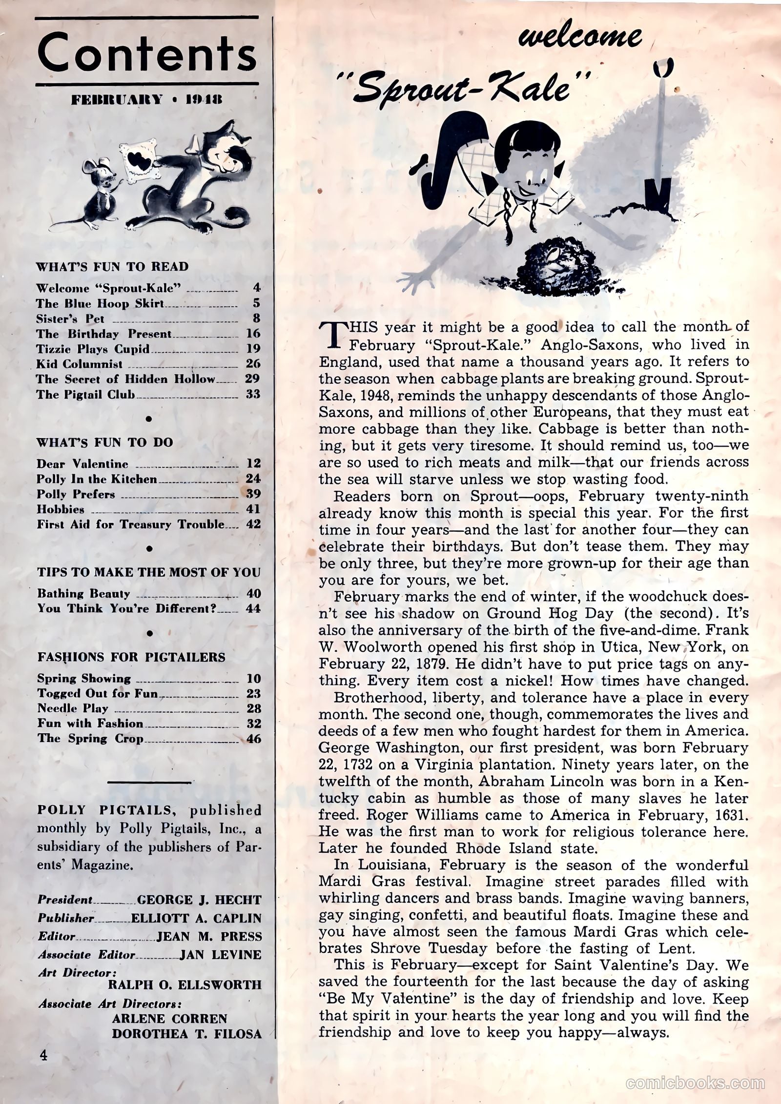 Polly Pigtails #25 (1948) — page 4 of 52