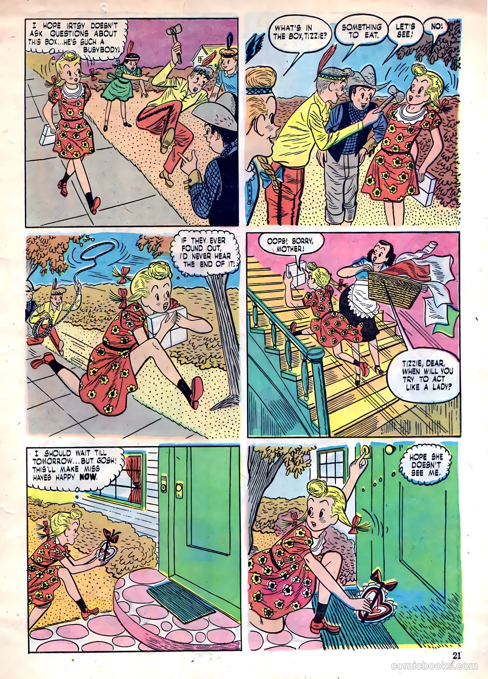 Polly Pigtails #25 (1948) — page 21 of 52