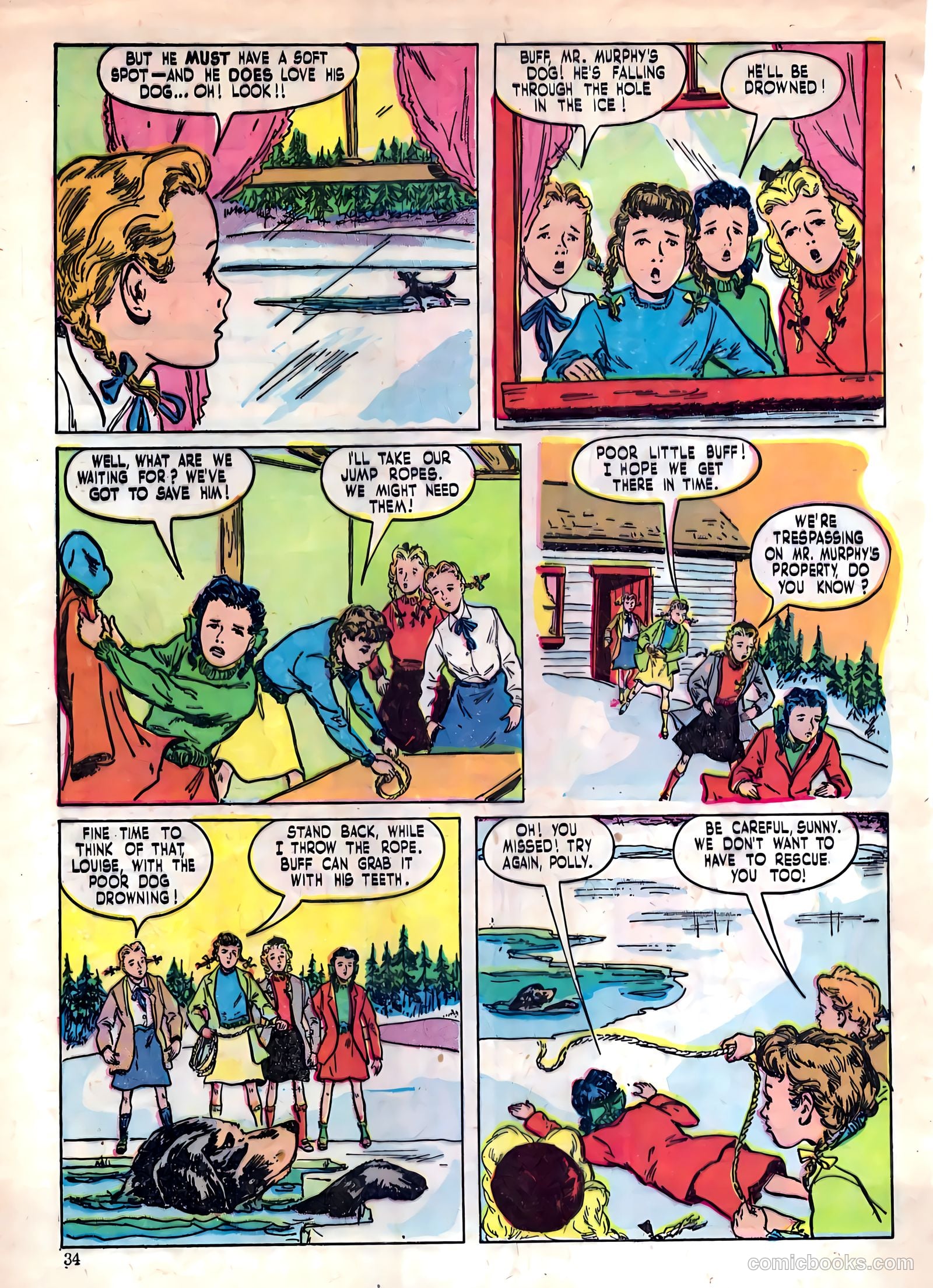 Polly Pigtails #25 (1948) — page 34 of 52