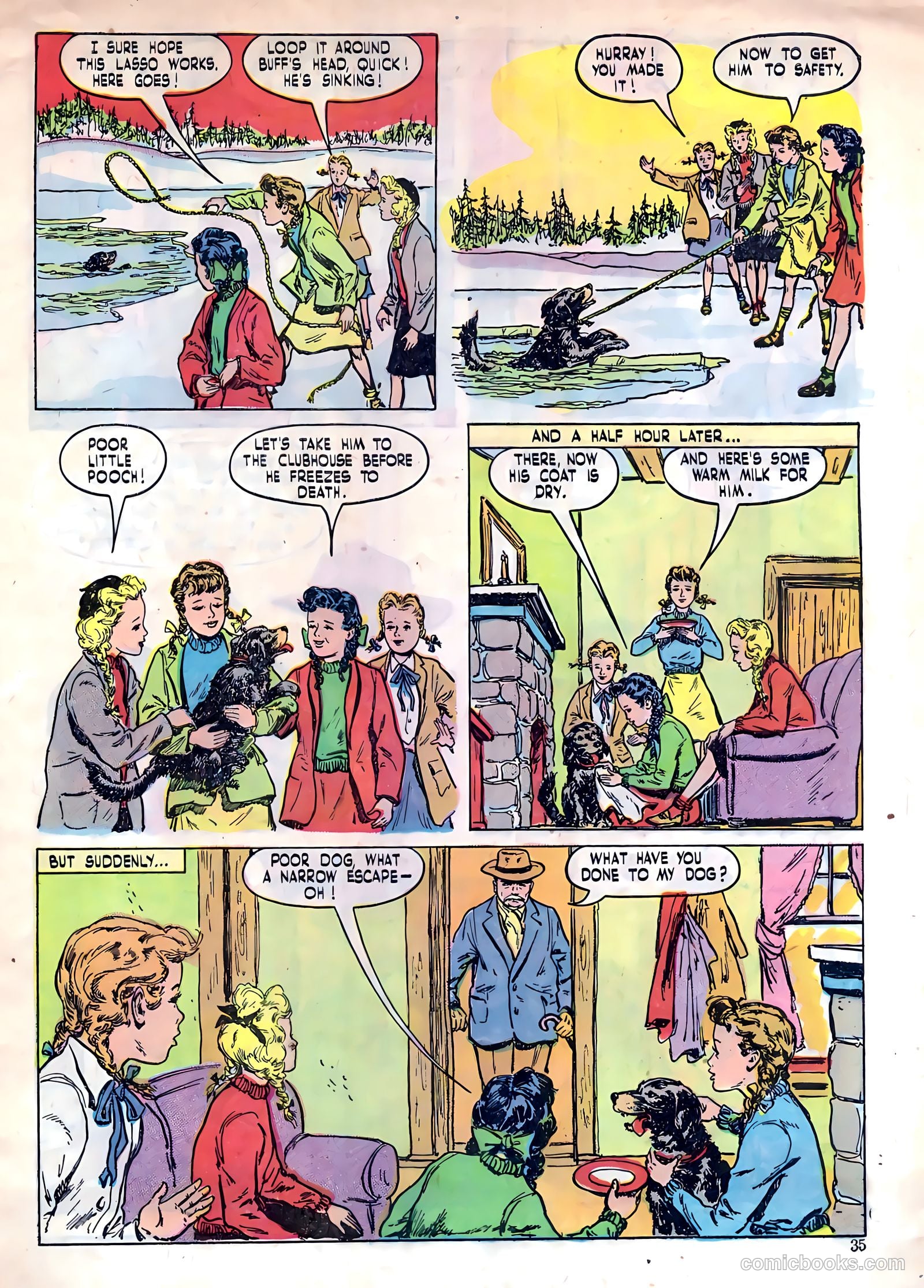 Polly Pigtails #25 (1948) — page 35 of 52