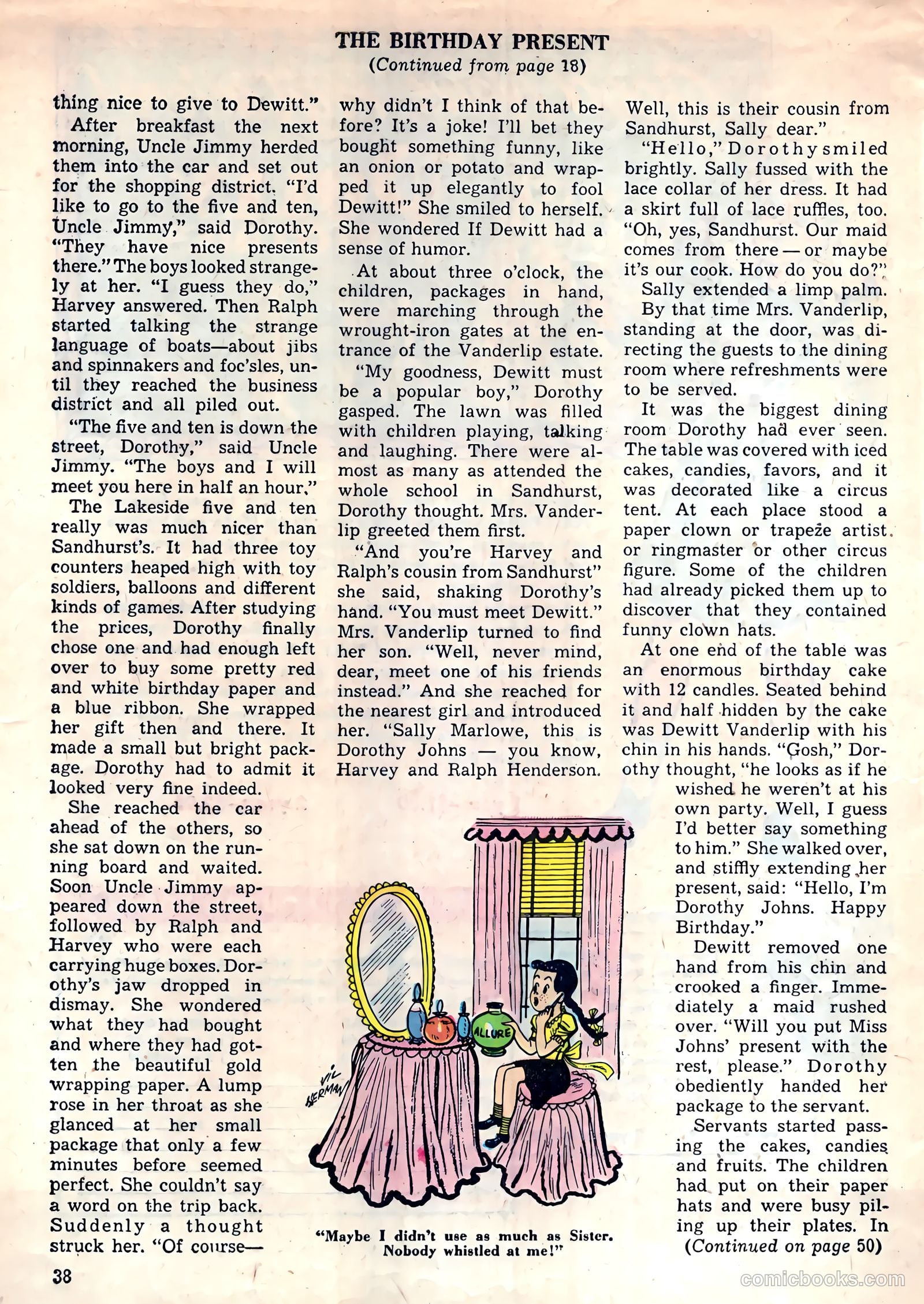 Polly Pigtails #25 (1948) — page 38 of 52