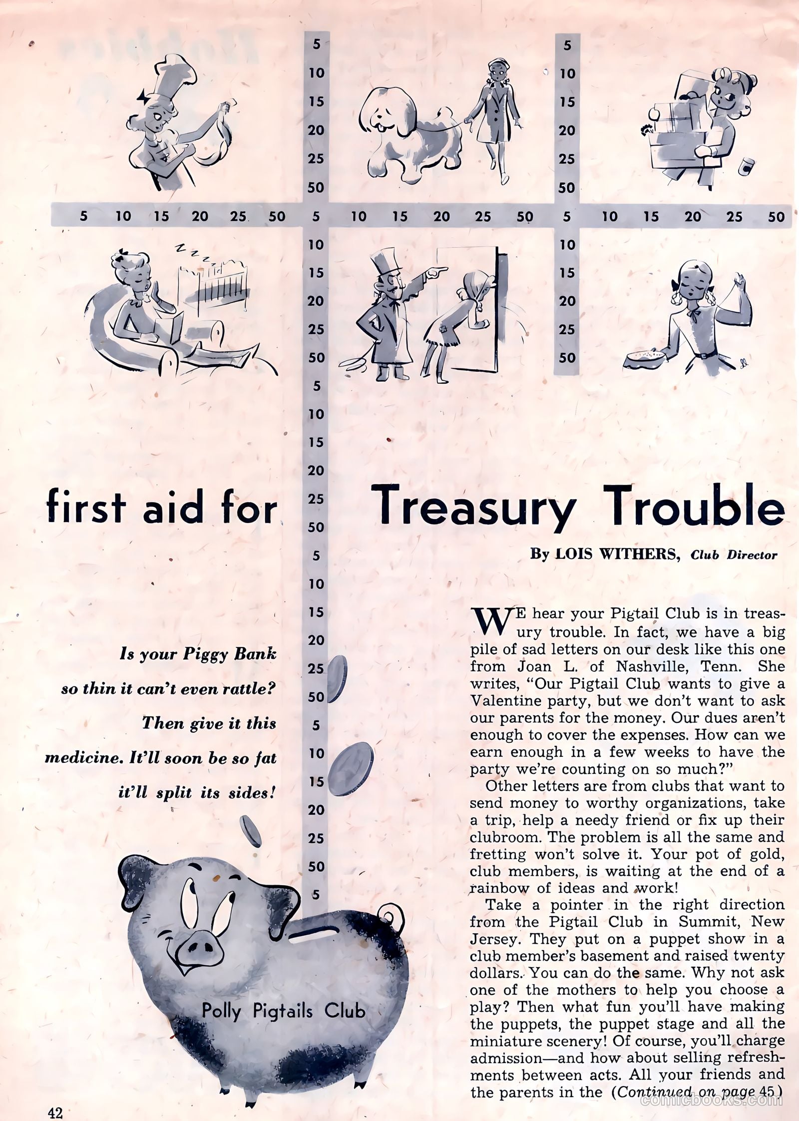 Polly Pigtails #25 (1948) — page 42 of 52