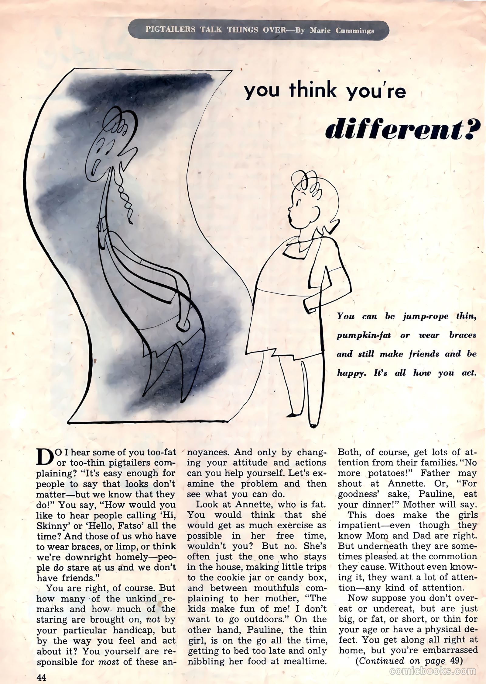 Polly Pigtails #25 (1948) — page 44 of 52