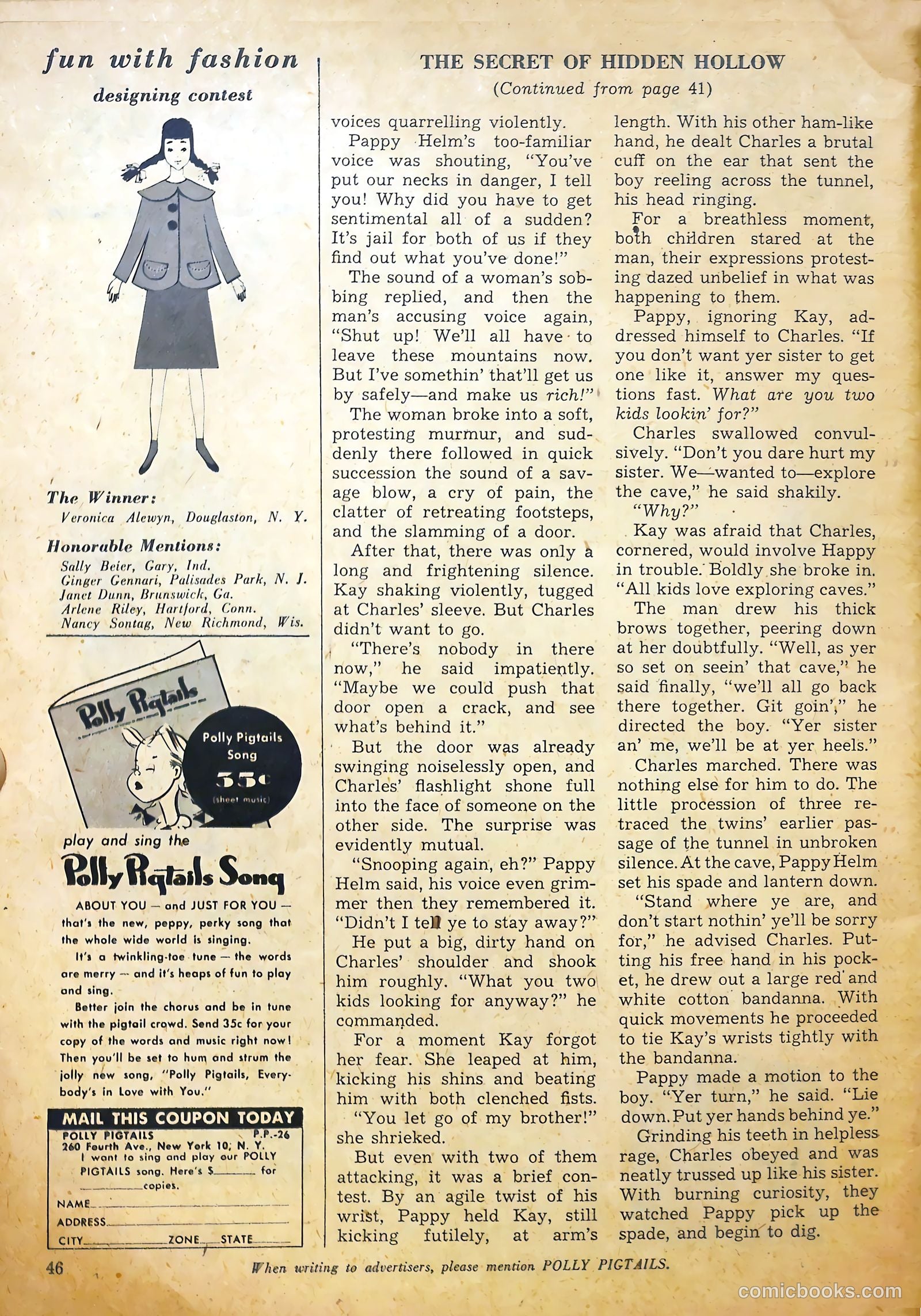Polly Pigtails #26 (1948) — page 45 of 51