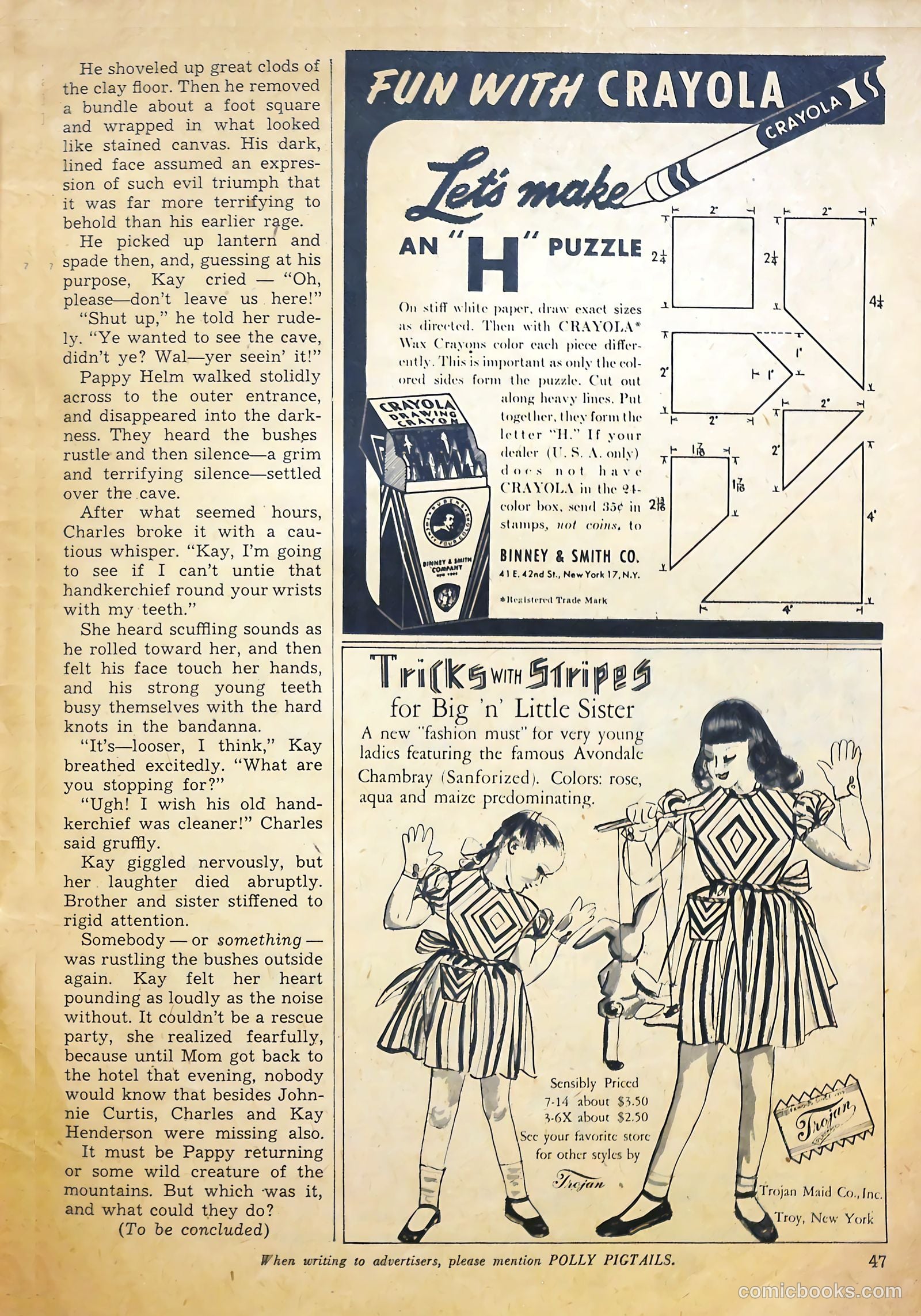 Polly Pigtails #26 (1948) — page 46 of 51
