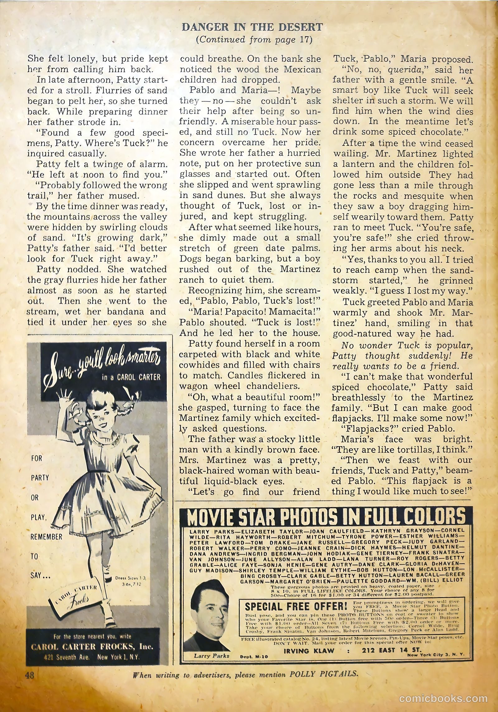 Polly Pigtails #26 (1948) — page 47 of 51