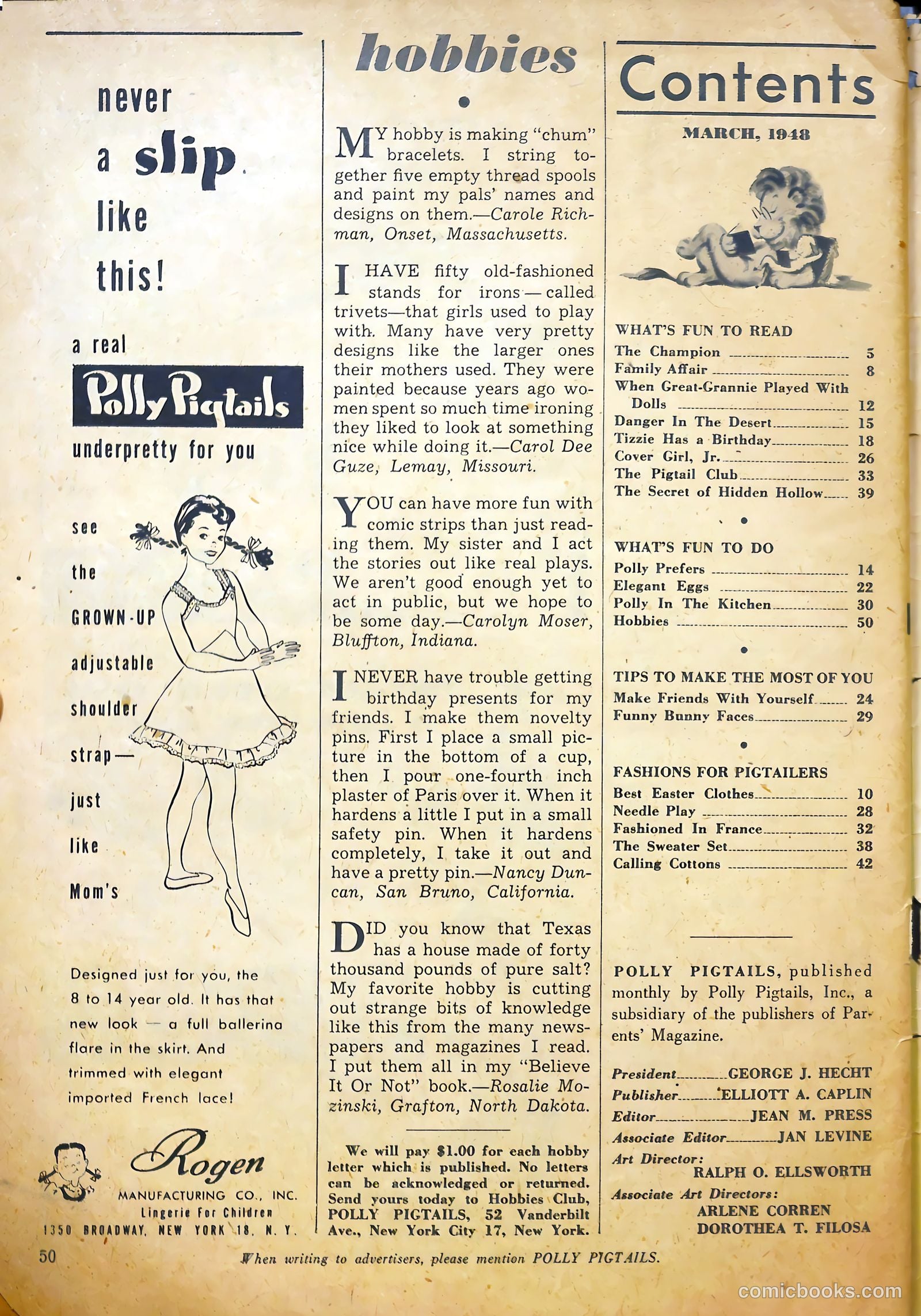 Polly Pigtails #26 (1948) — page 49 of 51