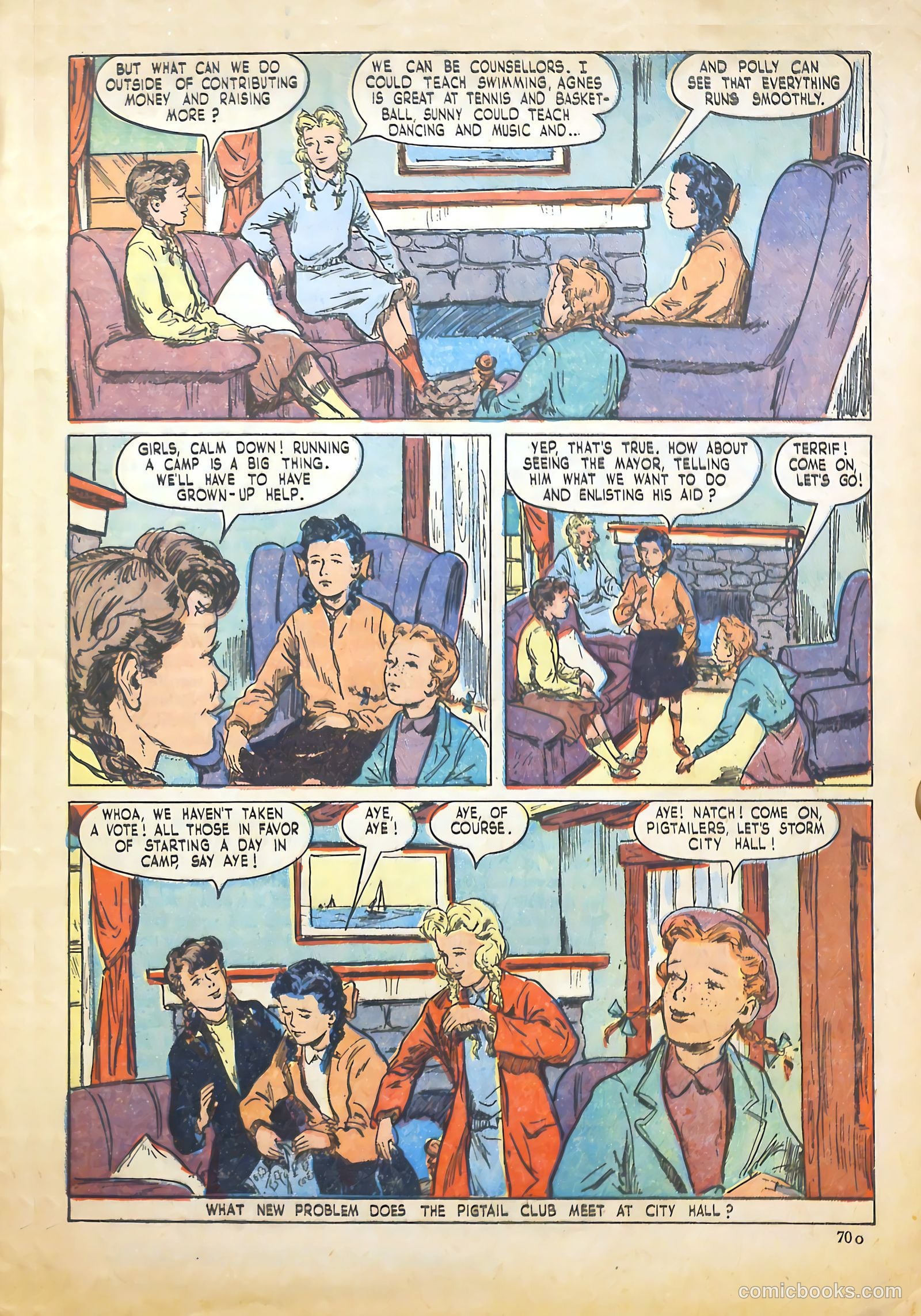 Polly Pigtails #27 (1948) — page 32 of 51