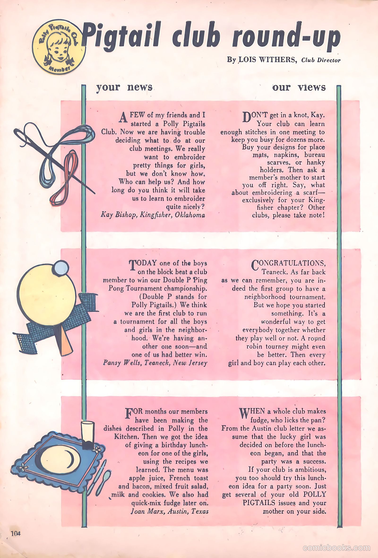 Polly Pigtails #28 (1948) — page 16 of 52