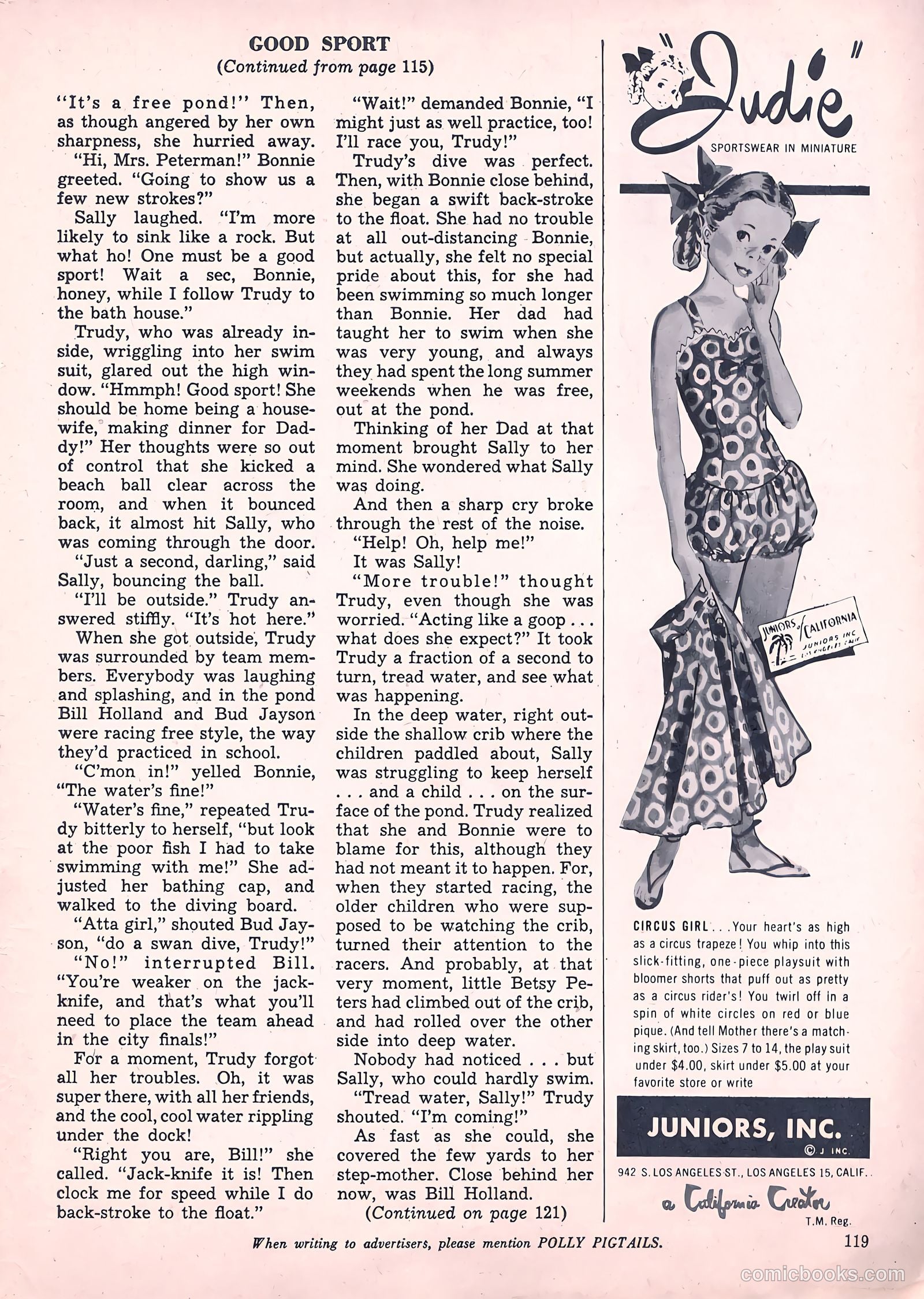 Polly Pigtails #28 (1948) — page 46 of 52