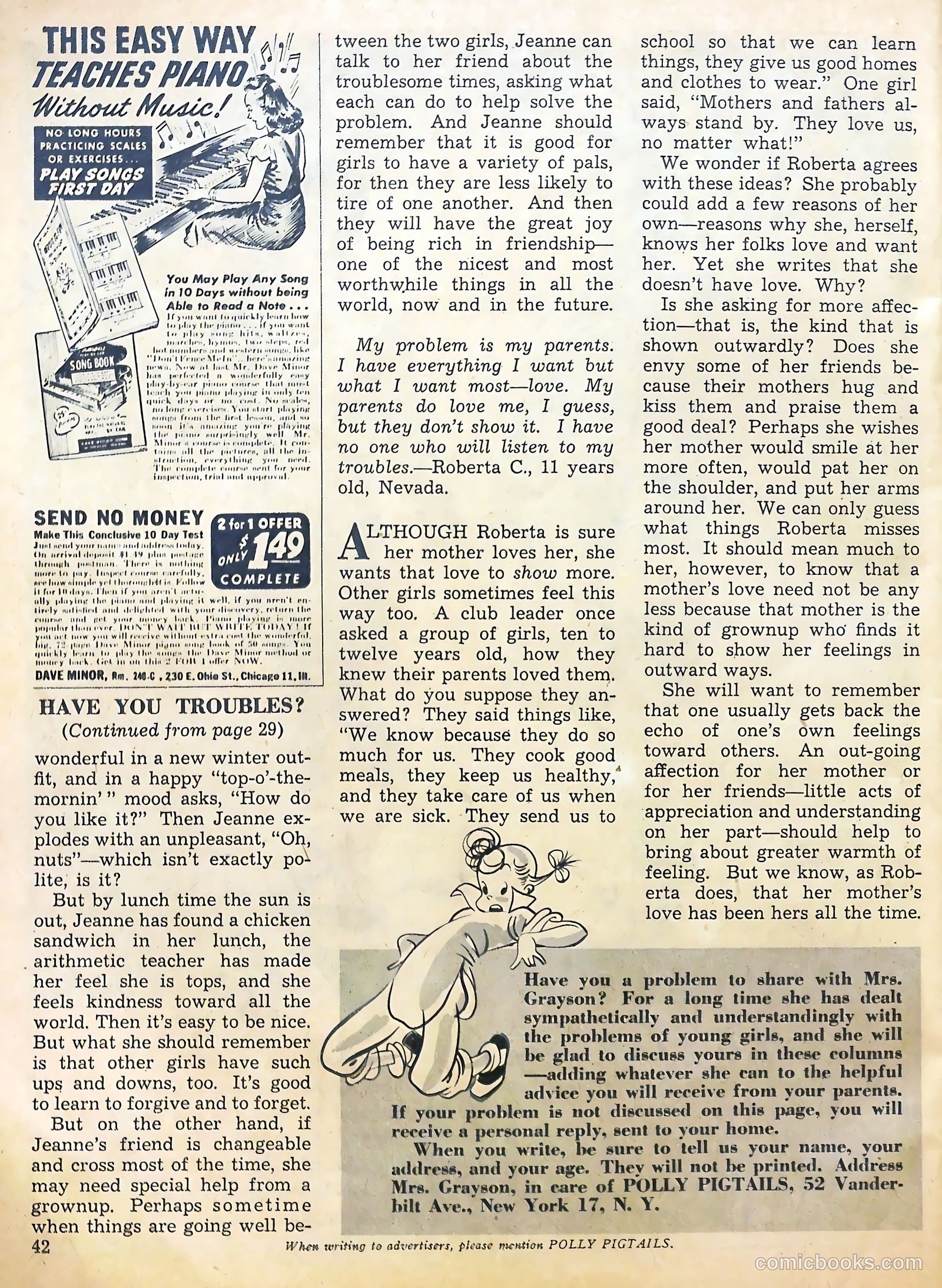 Polly Pigtails #3 (1946) — page 44 of 62