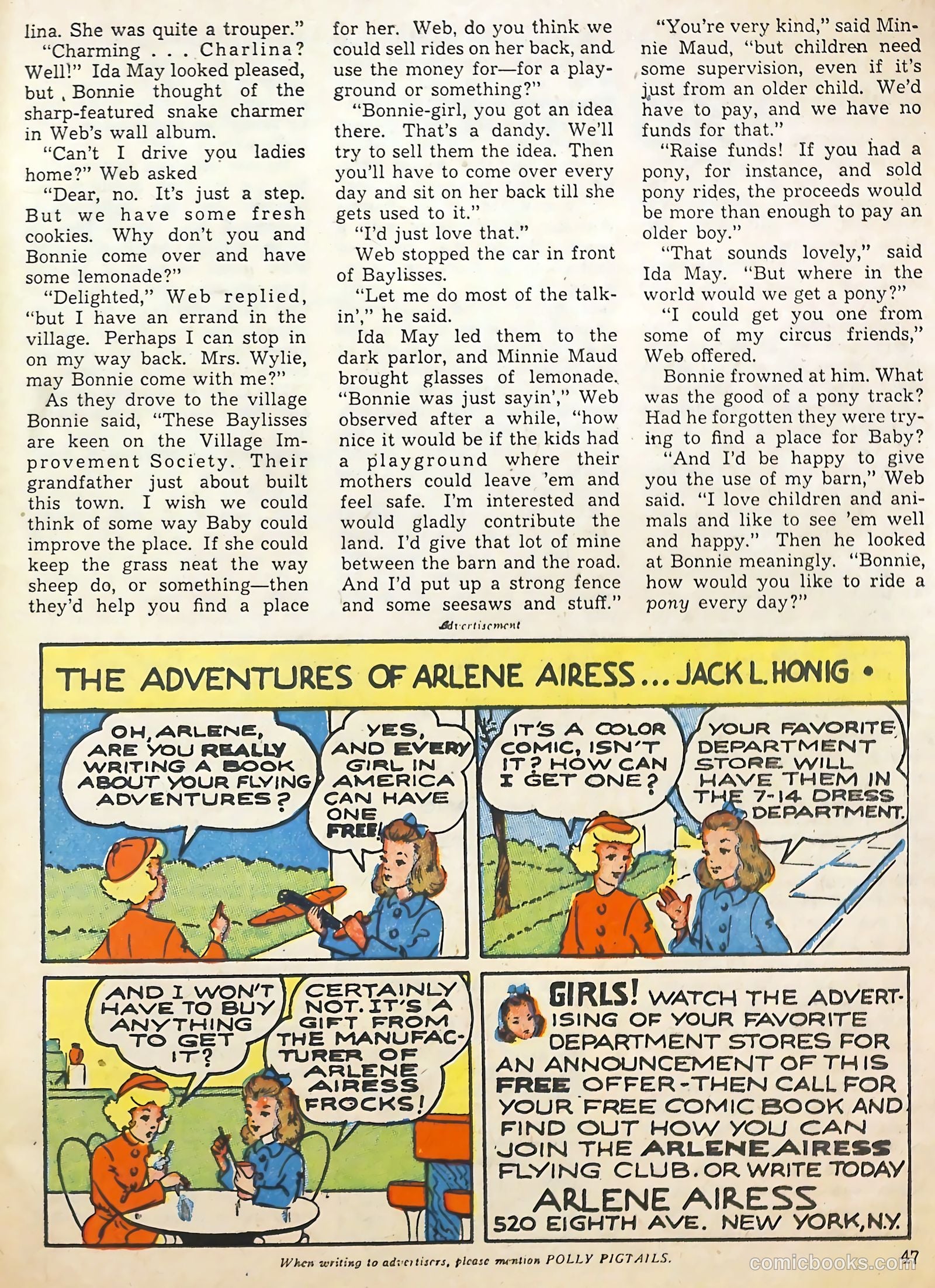 Polly Pigtails #3 (1946) — page 49 of 62