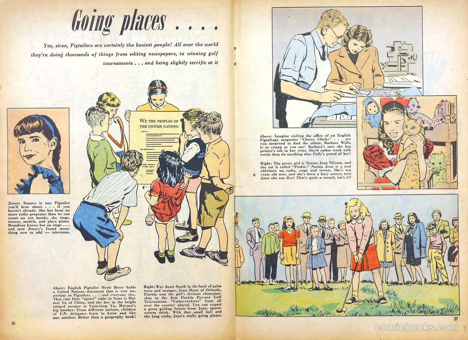 Polly Pigtails #33 (1948) — page 21 of 43