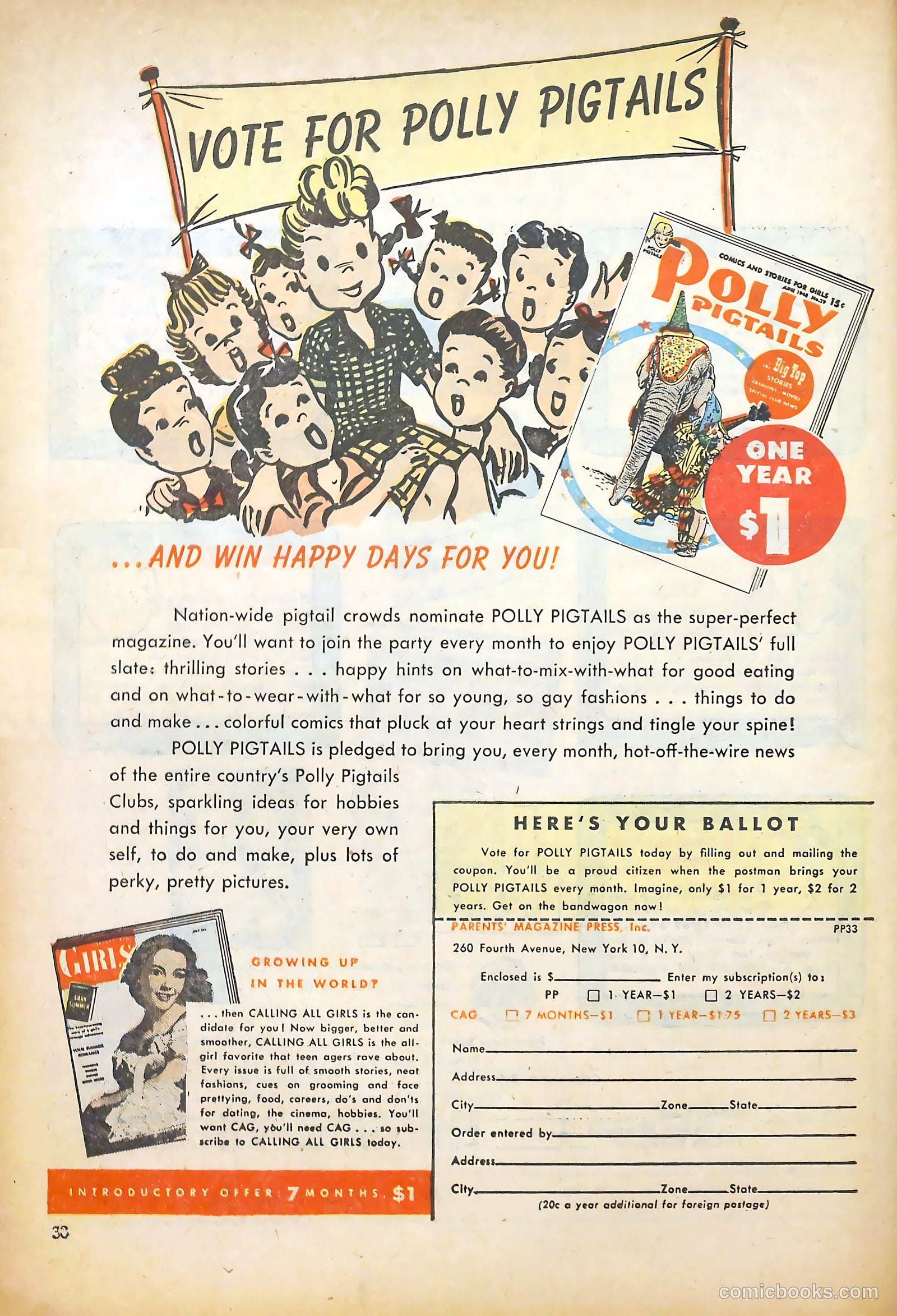 Polly Pigtails #33 (1948) — page 31 of 43