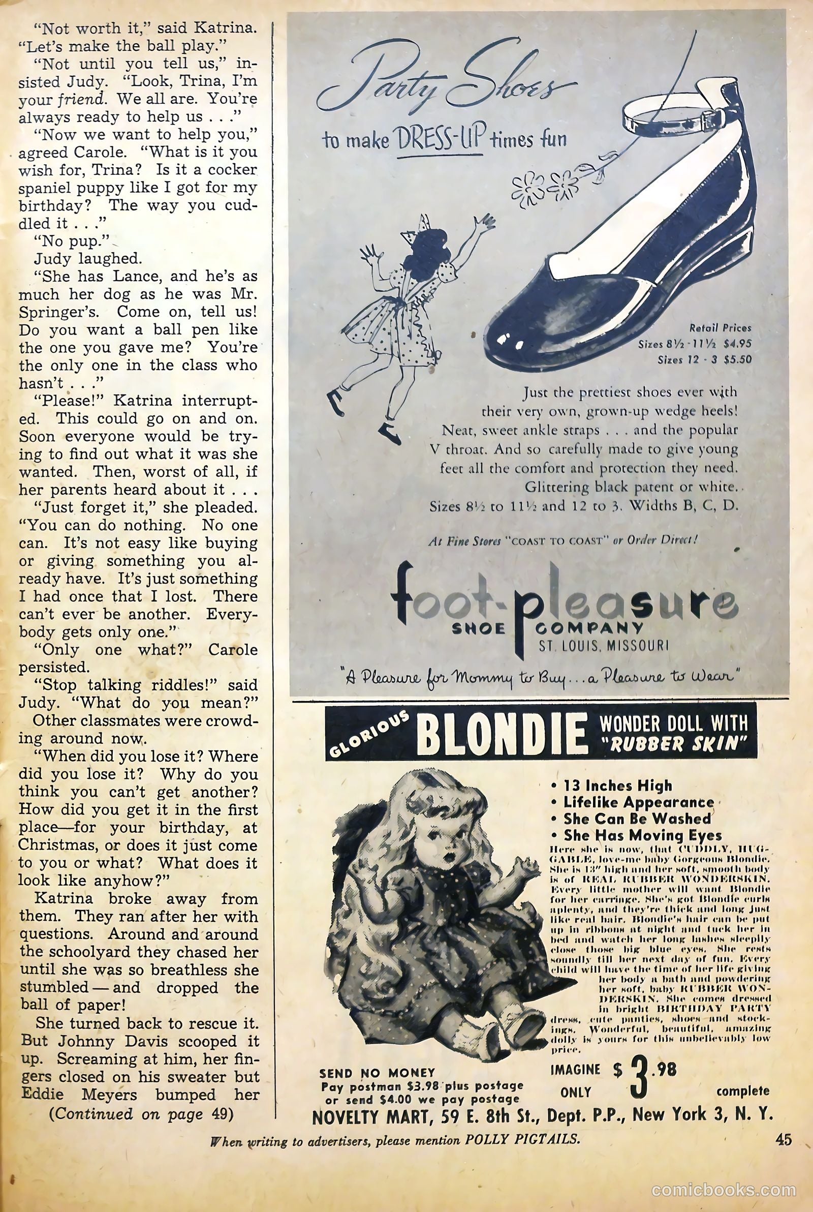 Polly Pigtails #33 (1948) — page 36 of 43