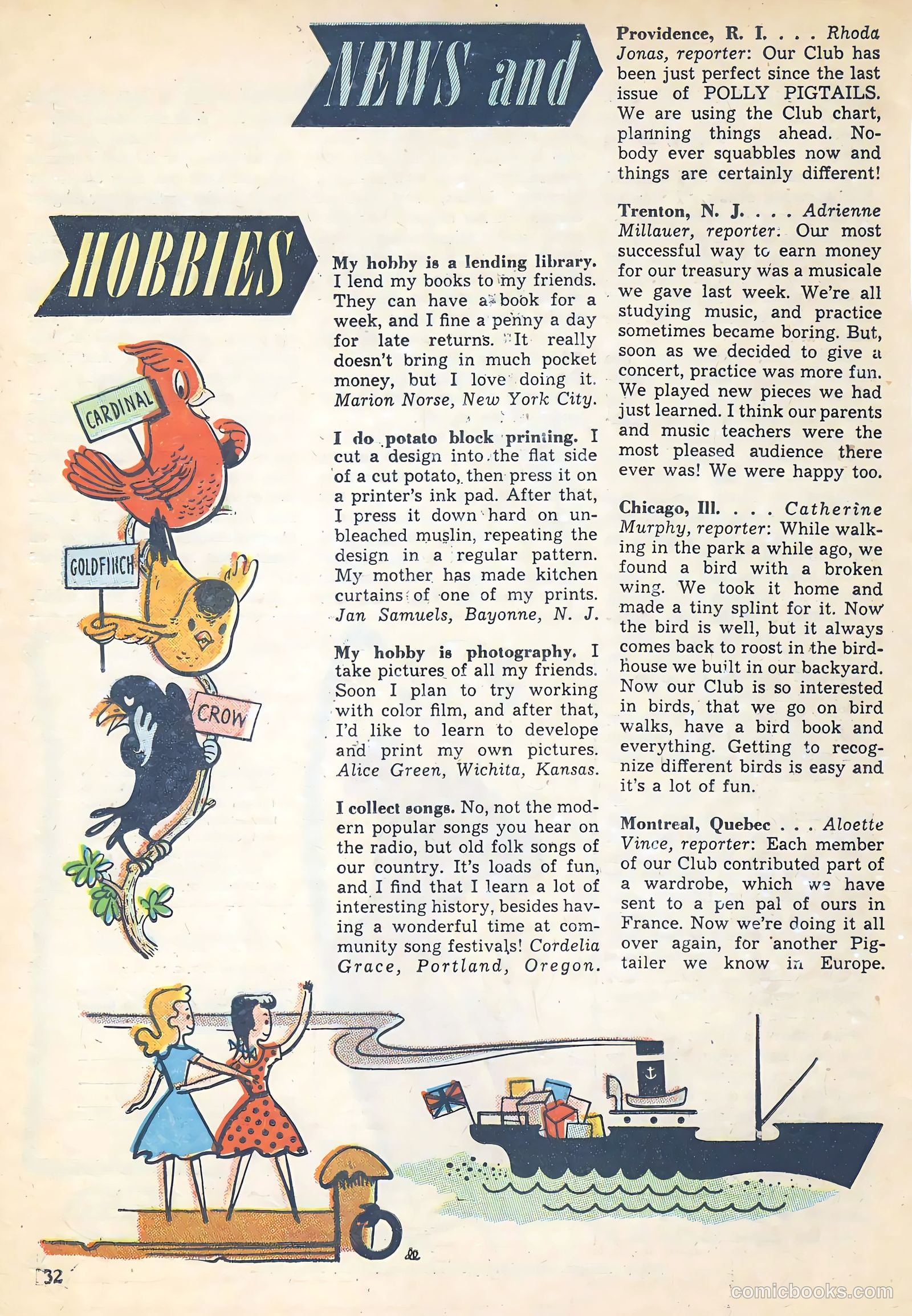 Polly Pigtails #34 (1948) — page 33 of 53