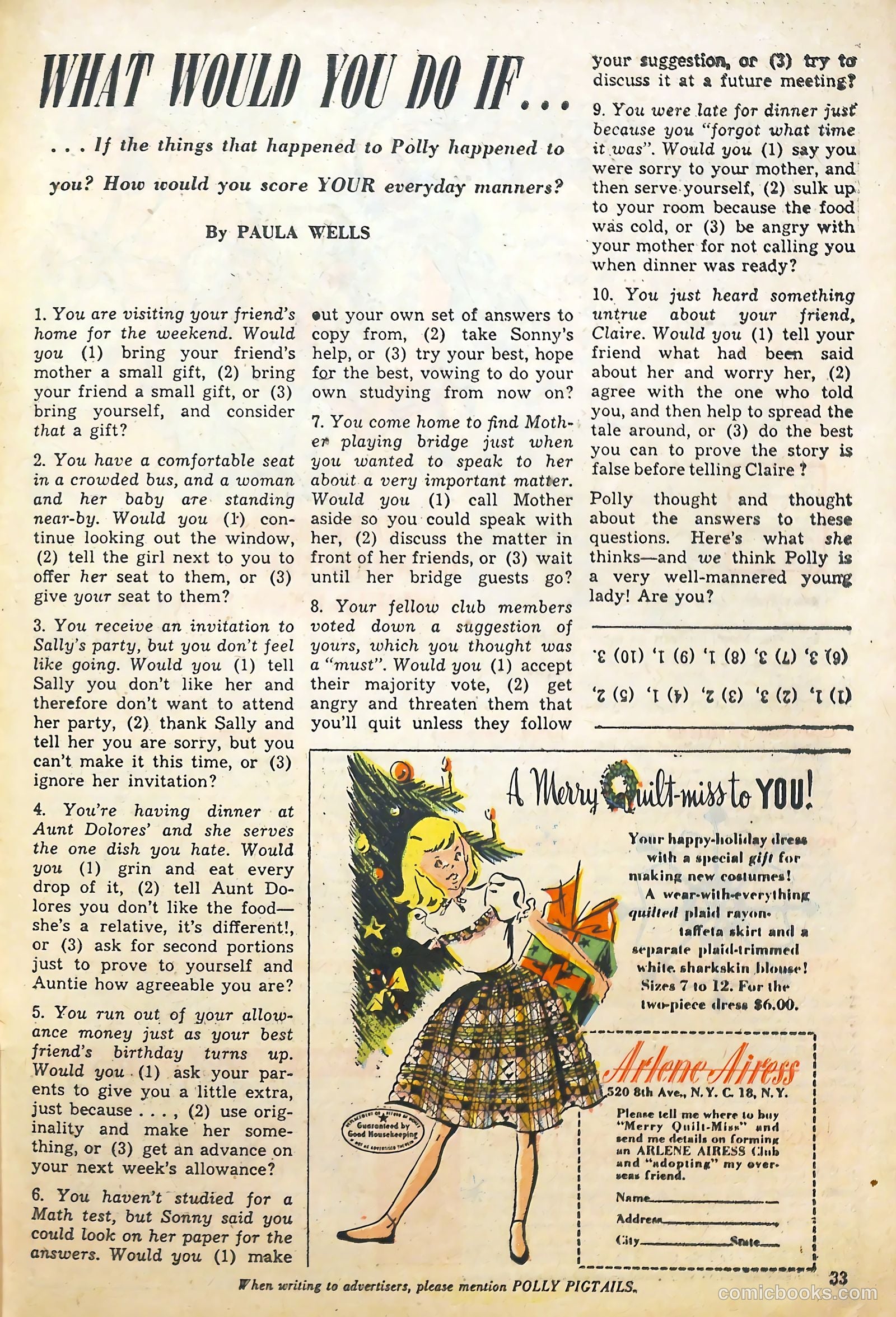 Polly Pigtails #35 (1948) — page 27 of 43
