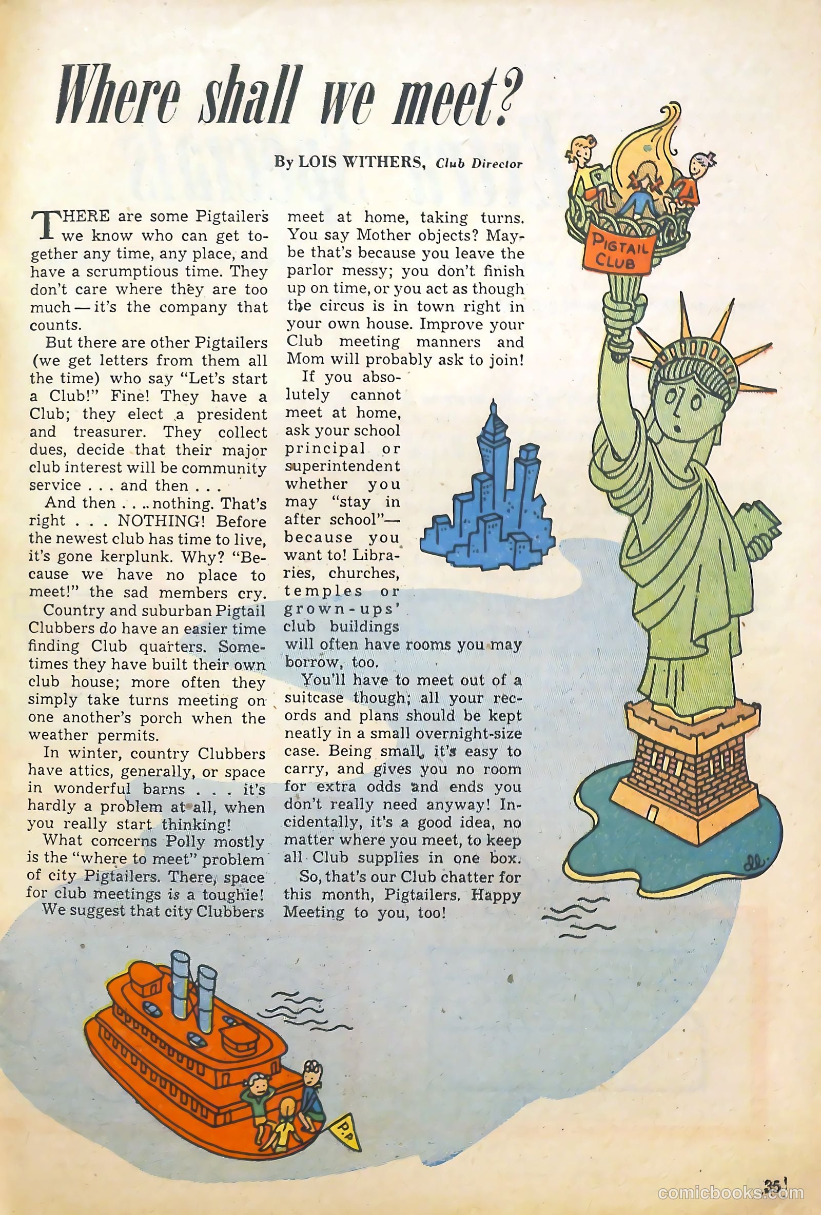 Polly Pigtails #35 (1948) — page 29 of 43