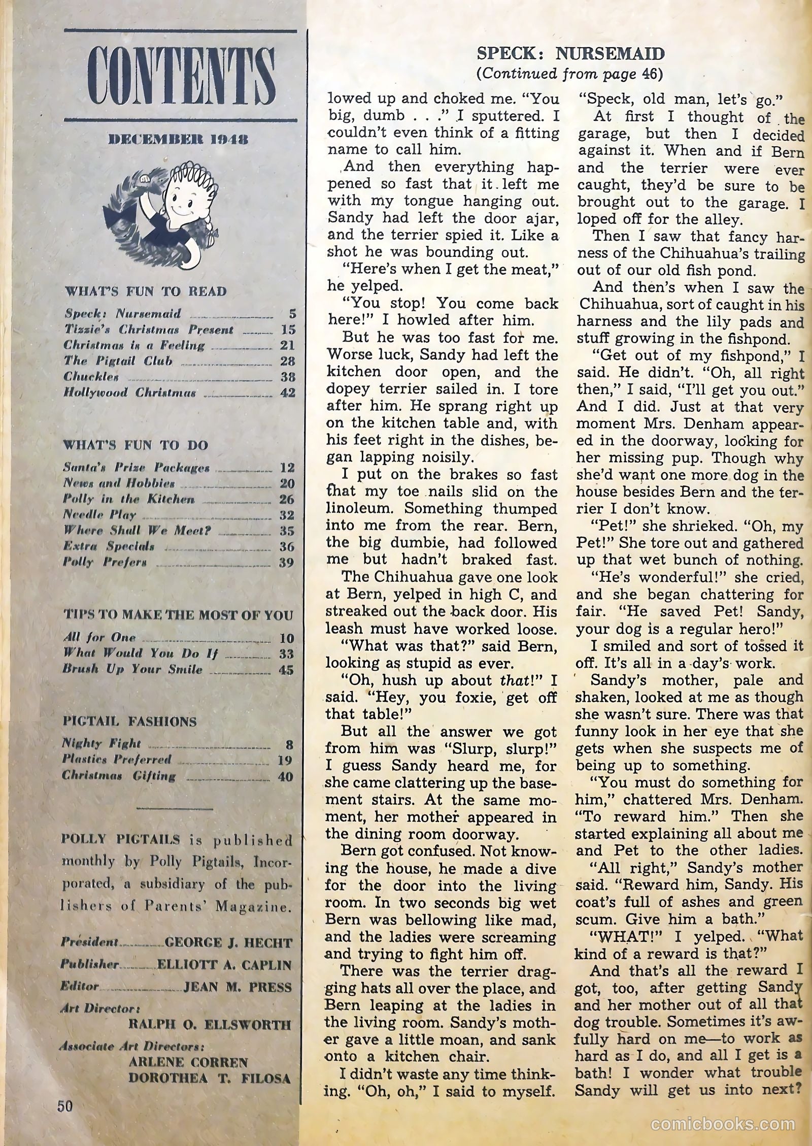 Polly Pigtails #35 (1948) — page 41 of 43