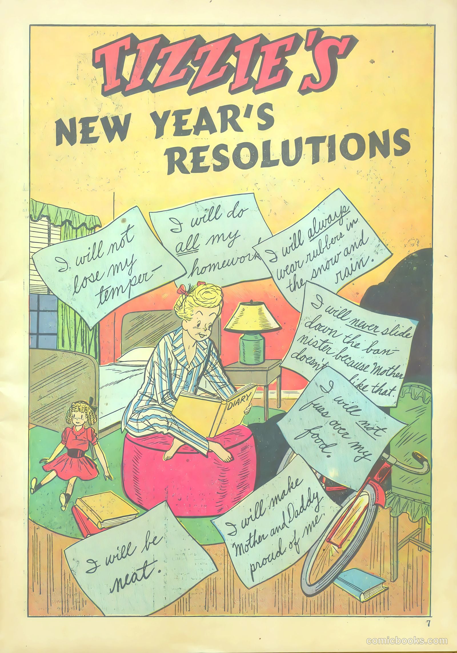 Polly Pigtails #36 (1949) — page 7 of 44