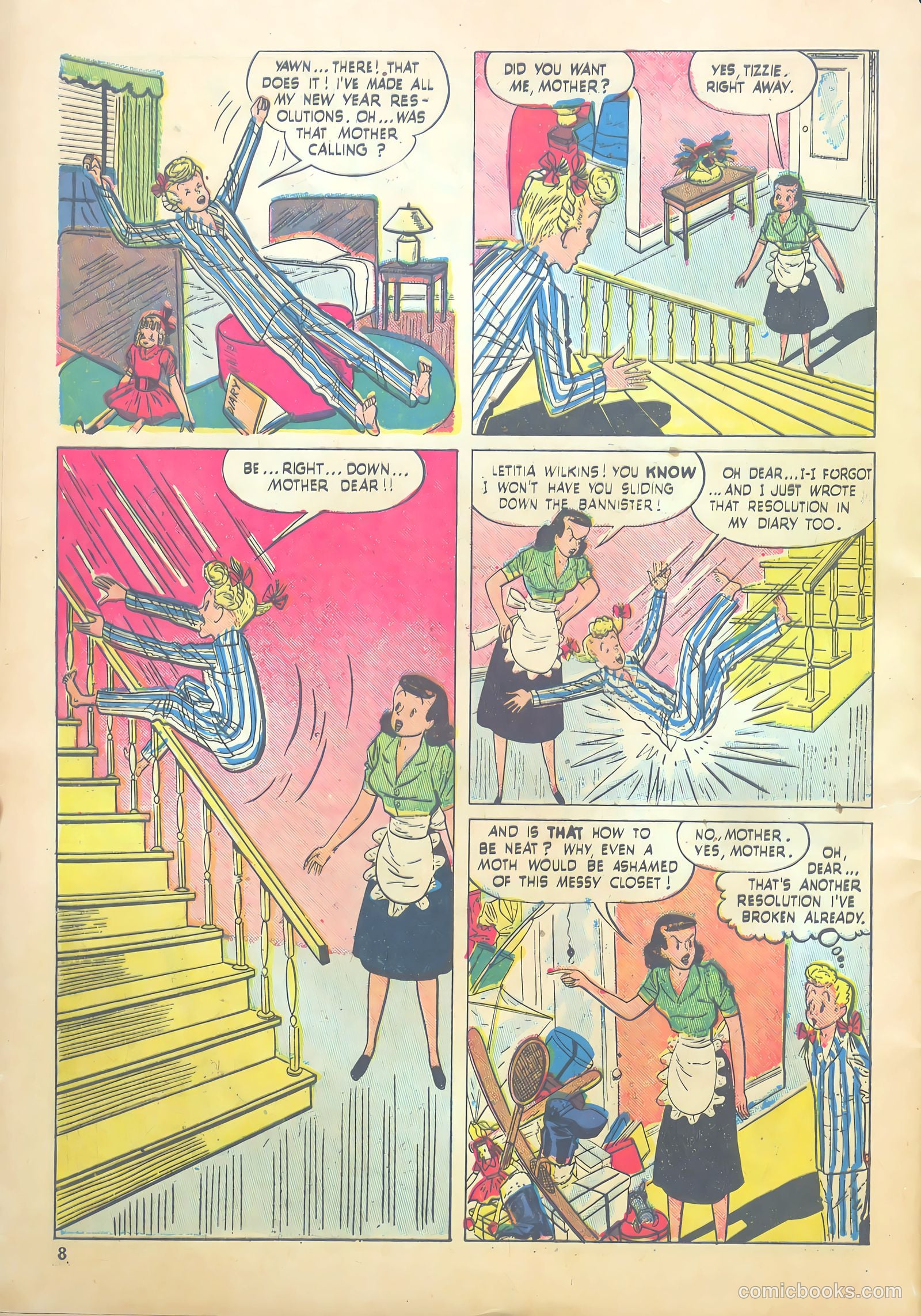 Polly Pigtails #36 (1949) — page 8 of 44