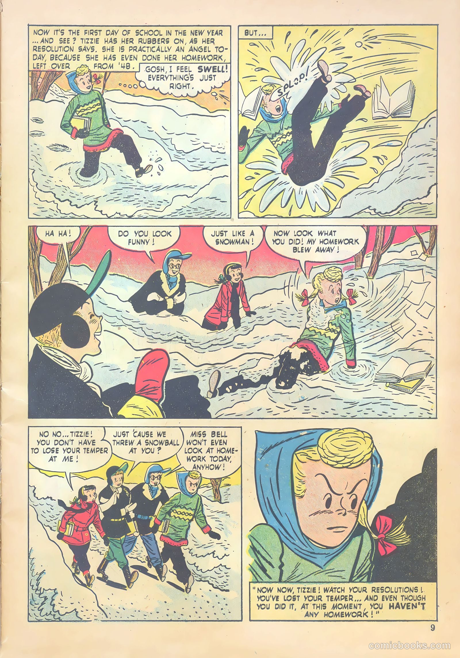 Polly Pigtails #36 (1949) — page 9 of 44