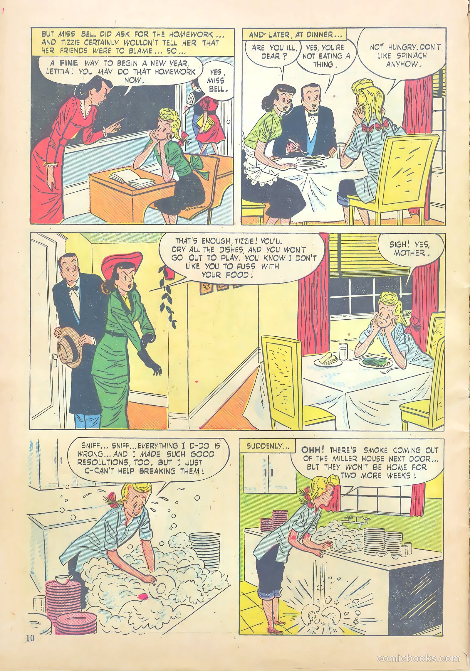 Polly Pigtails #36 (1949) — page 10 of 44